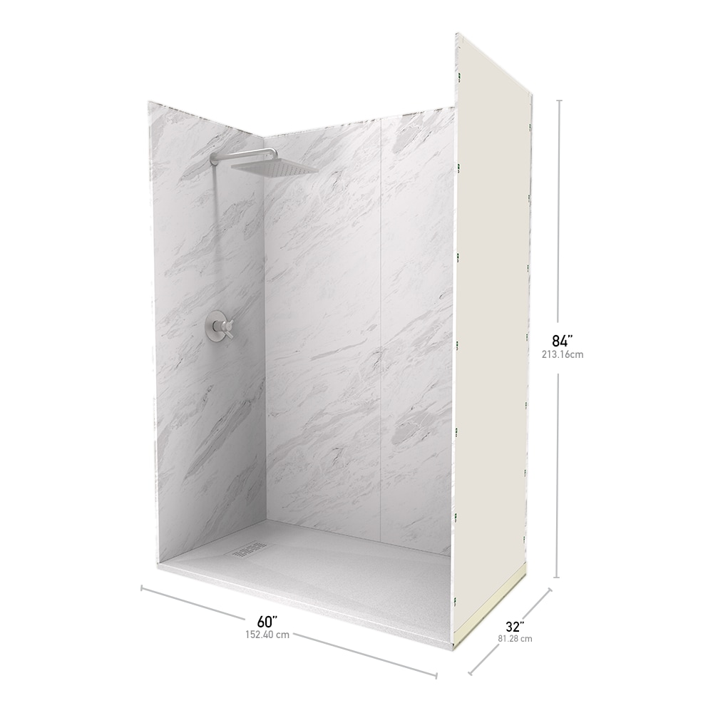 UpHome K1BP1S3260WHARAR Alcove-Shower-Kit - View #2