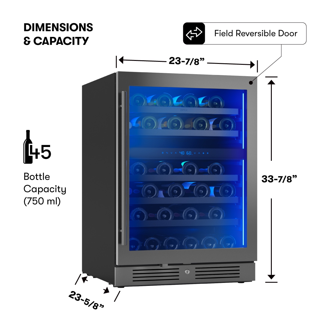 Zephyr PRW24C02CBSG Wine-Chillers - View #8