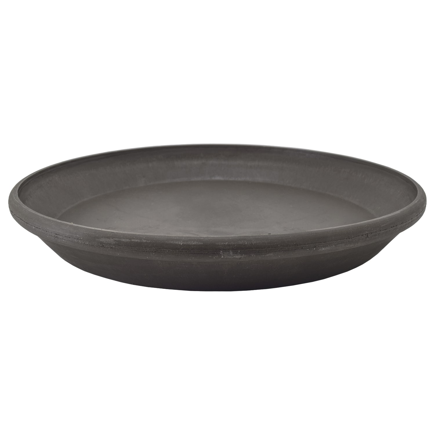 Black 15-Inch Tusco Products TRSQ15BK Square Saucer 