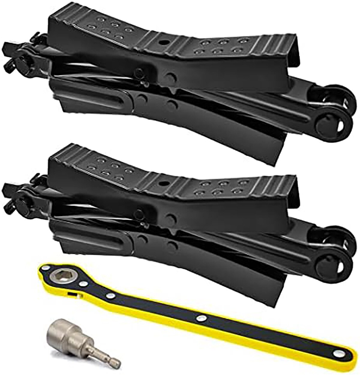 Etokfoks 2Pcs Camper Wheel Chock Stabilizer for RV Travel Trailer Heavy ...