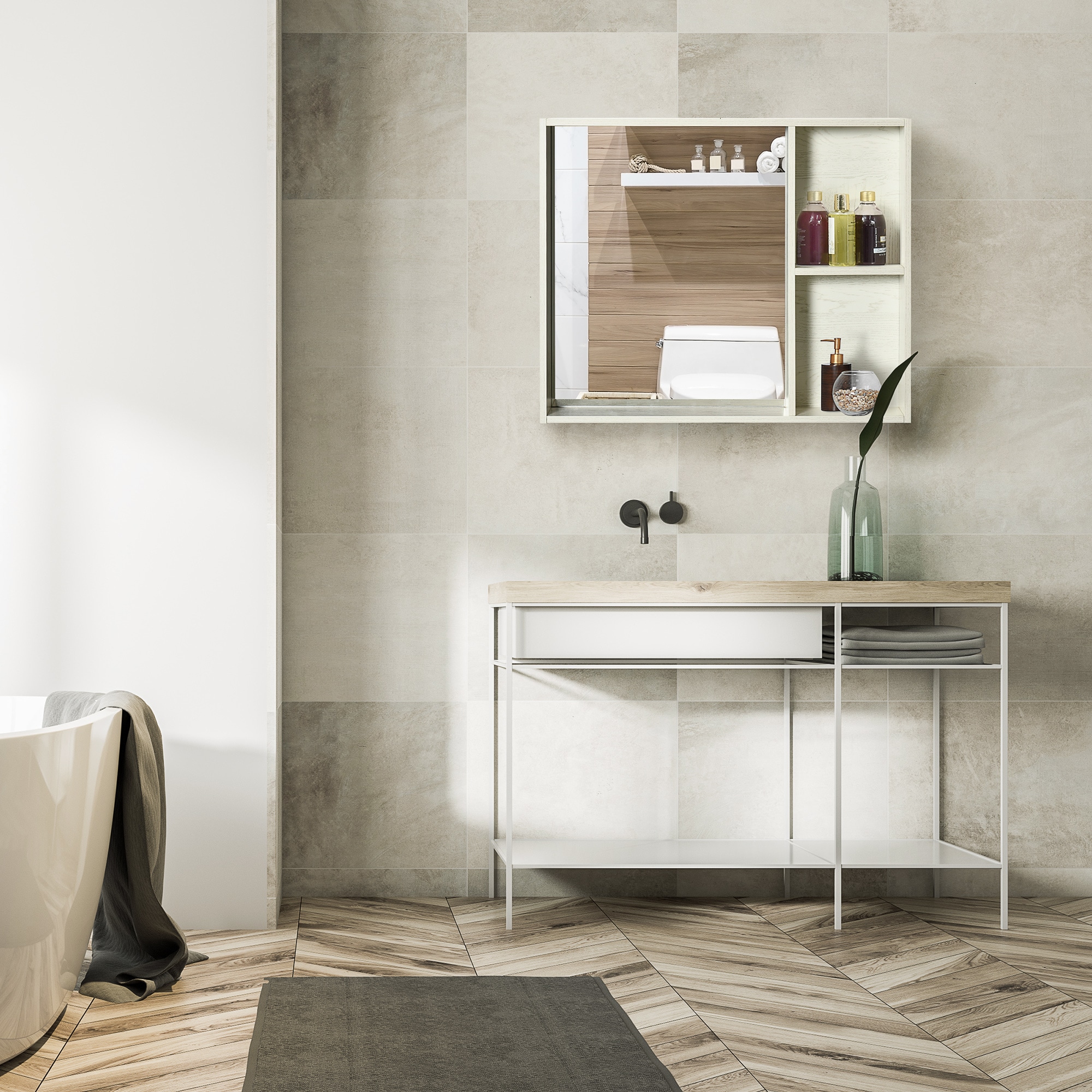 Forclover HBV-AO60359 Bathroom-Medicine-Cabinets - View #2