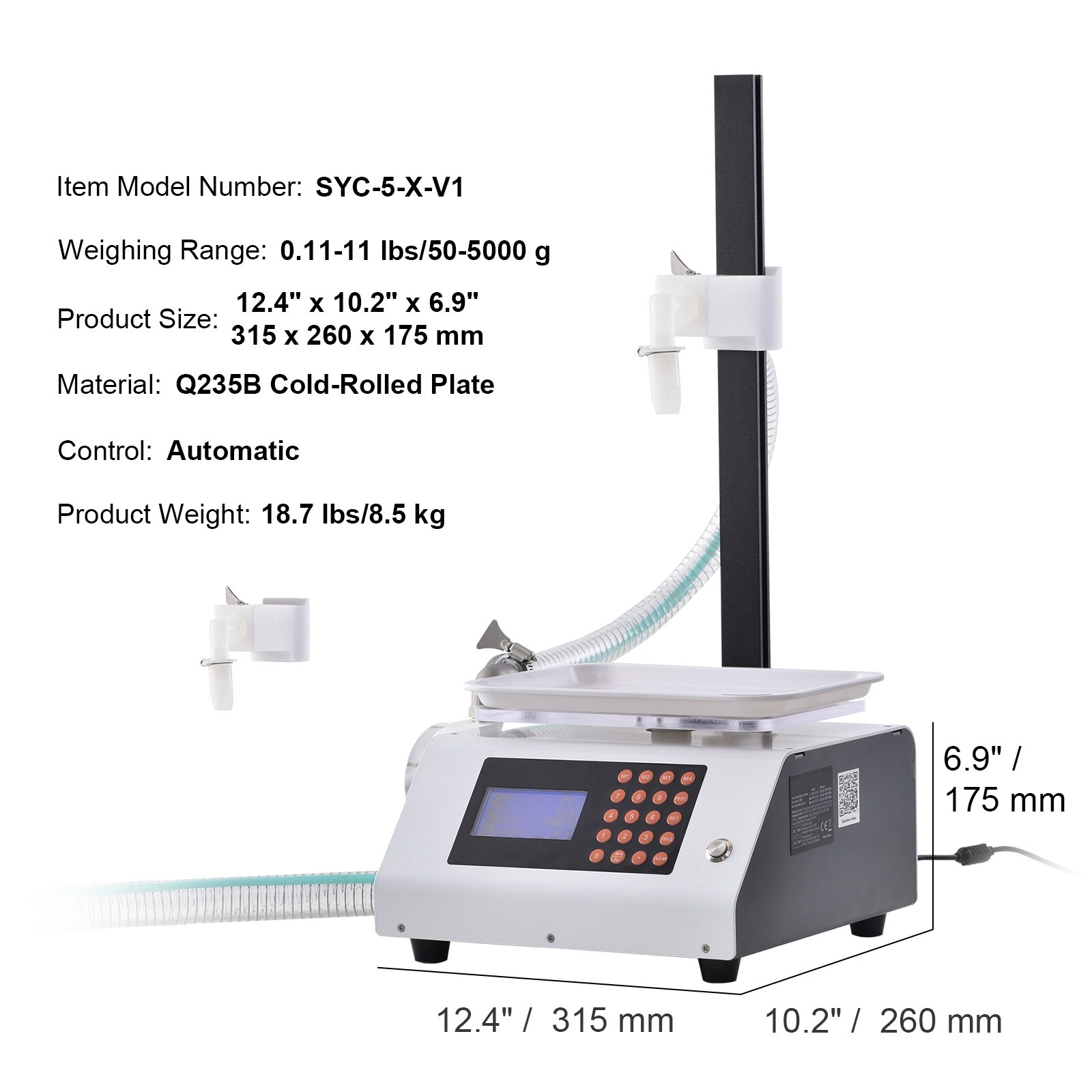 VEVOR SCWSDBGYGZJW05450V1 Key-Machines - View #7