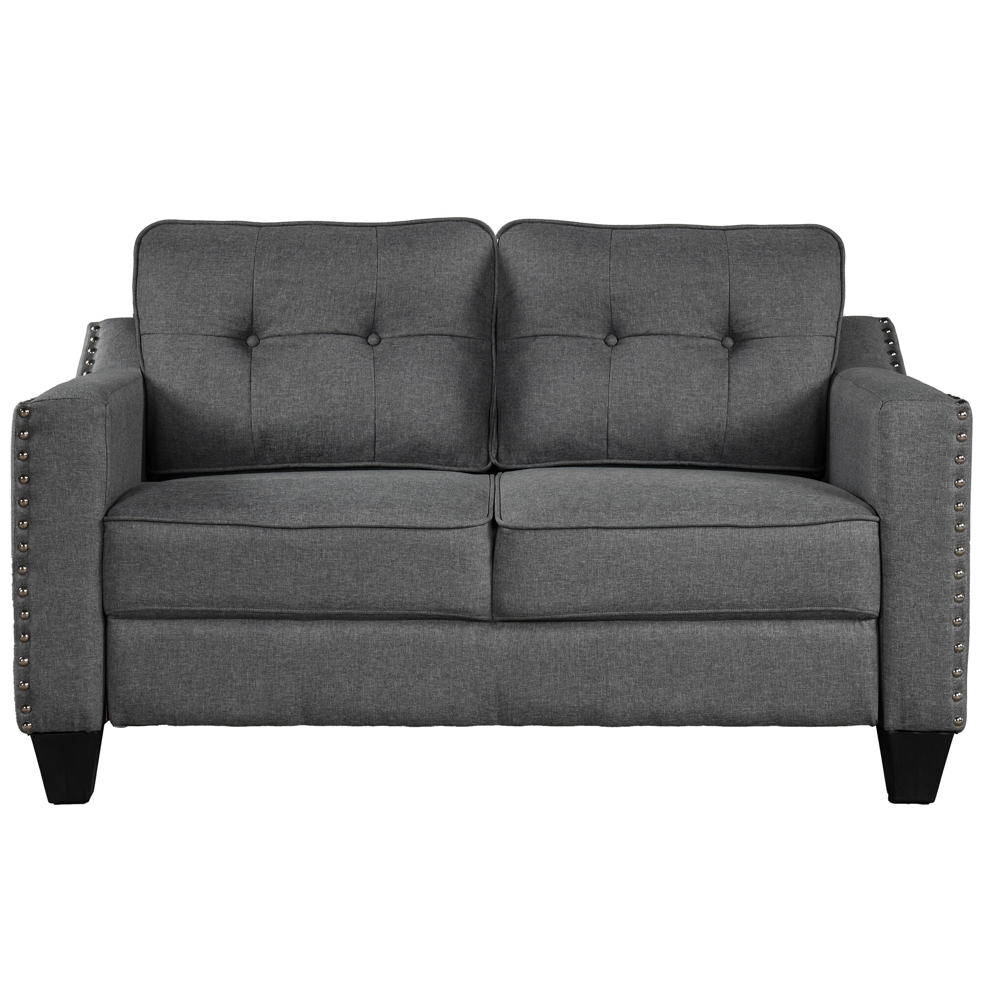 CASAINC Grey 3-Piece Sectional Modern Living Room Elegant Sofa Set 82.7 ...