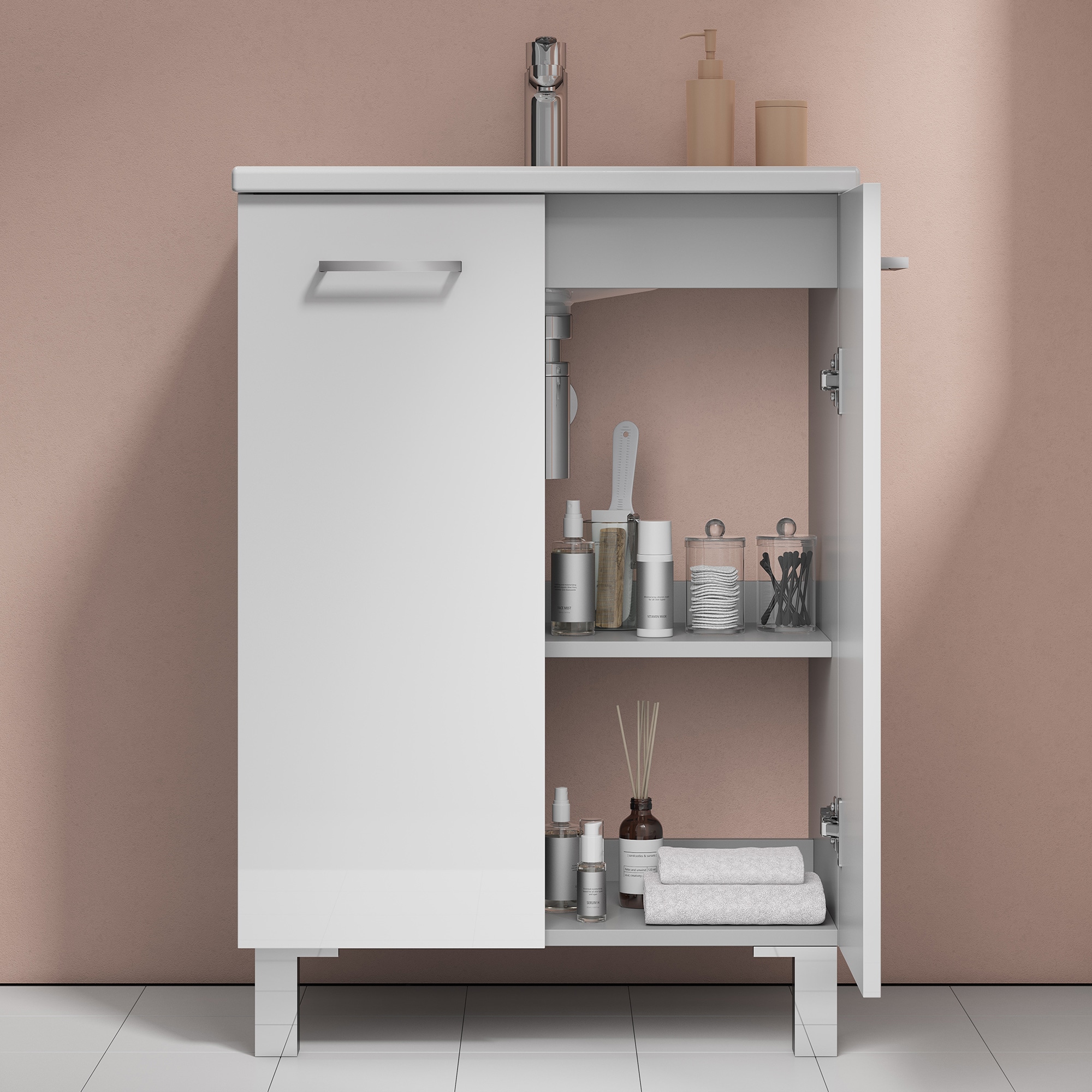 WS Bath Collections LOGIC 80 WG Bath-Vanity-Combo - View #3