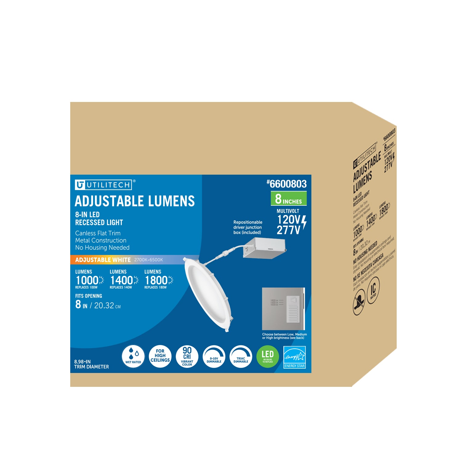 Utilitech MQTL1278-L180K9027 Led-Retrofit-Downlight - View #2