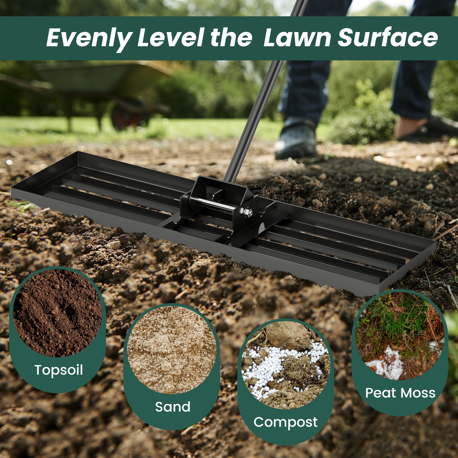 Slickblue D-CO-KB5404TG Garden-Rakes - View #6