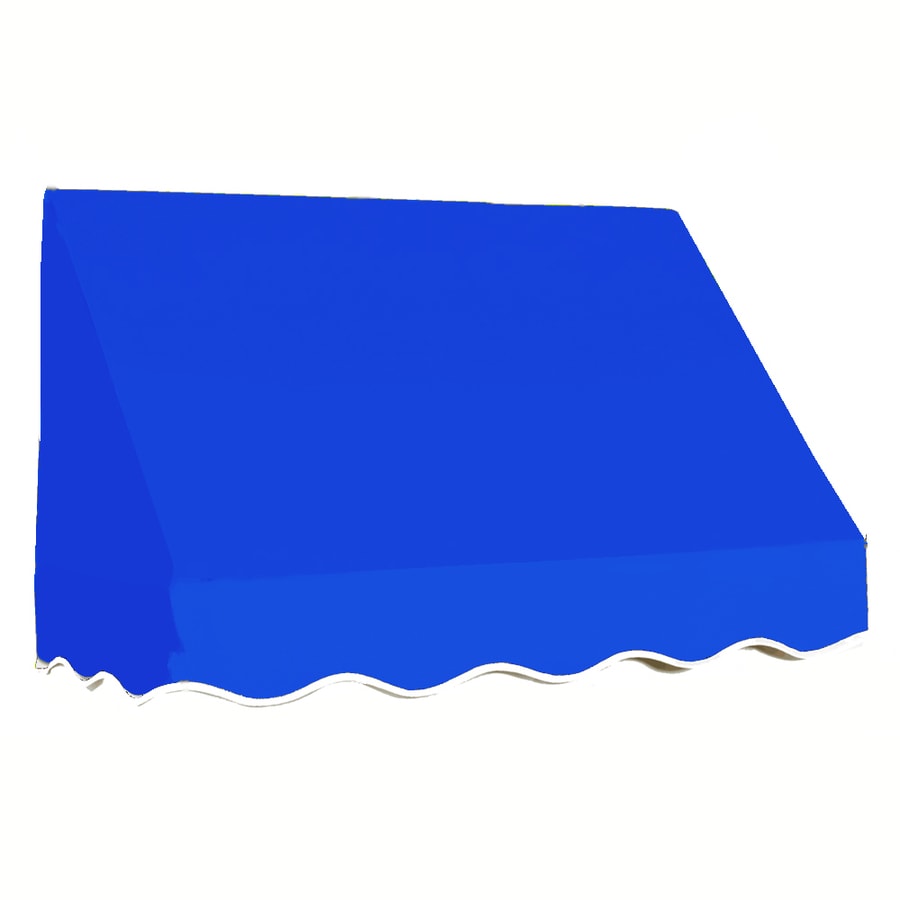 Awntech EF24-8BB 100.5-in Wide x 48-in Projection x 24-in Height Fabric Solid Fixed Window/Door Awning