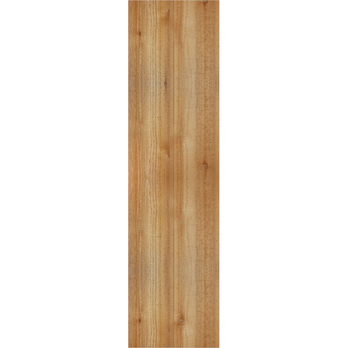 Ekena Millwork 2-Pack 10.75-in W x 41-in H Unfinished Board and Batten Wood Western Red cedar Exterior Shutters