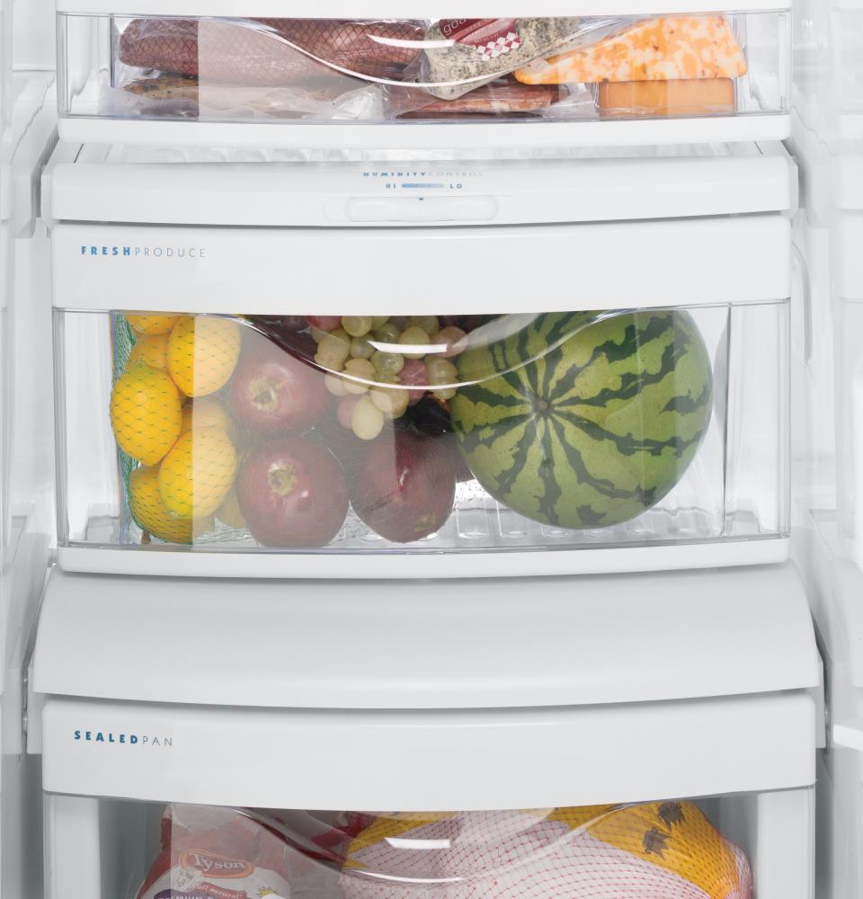 GE Profile 28.4-cu ft Side-by-Side Refrigerator with Ice Maker ...