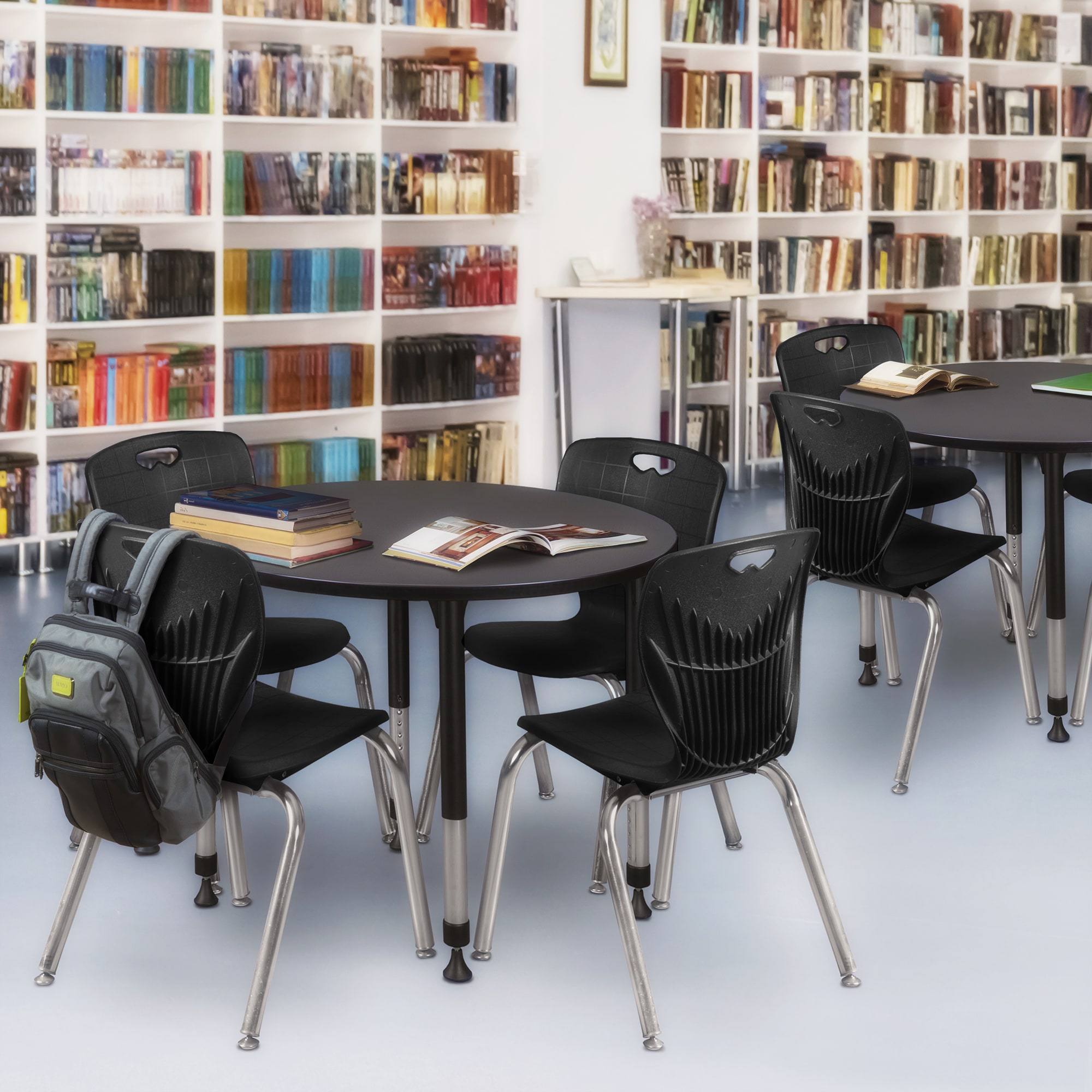 Regency TB42RNDGYAPCBK40BK Office-Tables - View #7