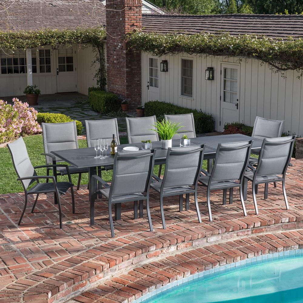 Hanover DAWDN11PCHB-GRY Patio-Dining-Sets - View #10
