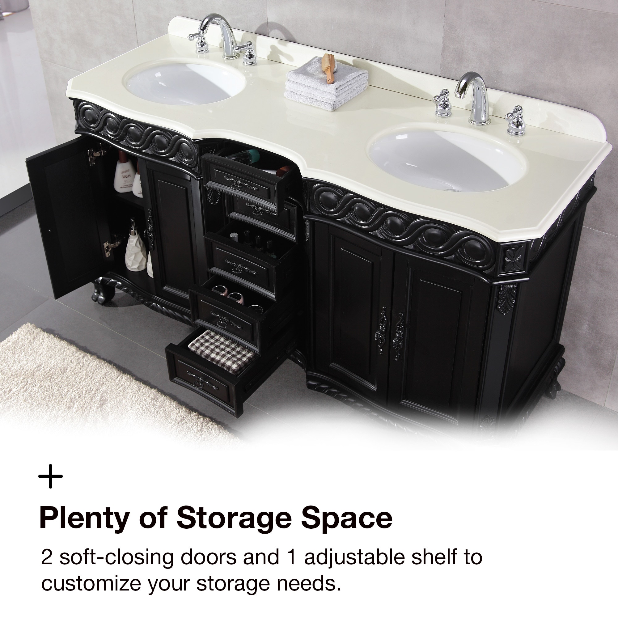 OVE Decors TRENT-60 Bath-Vanity-Combo - View #4