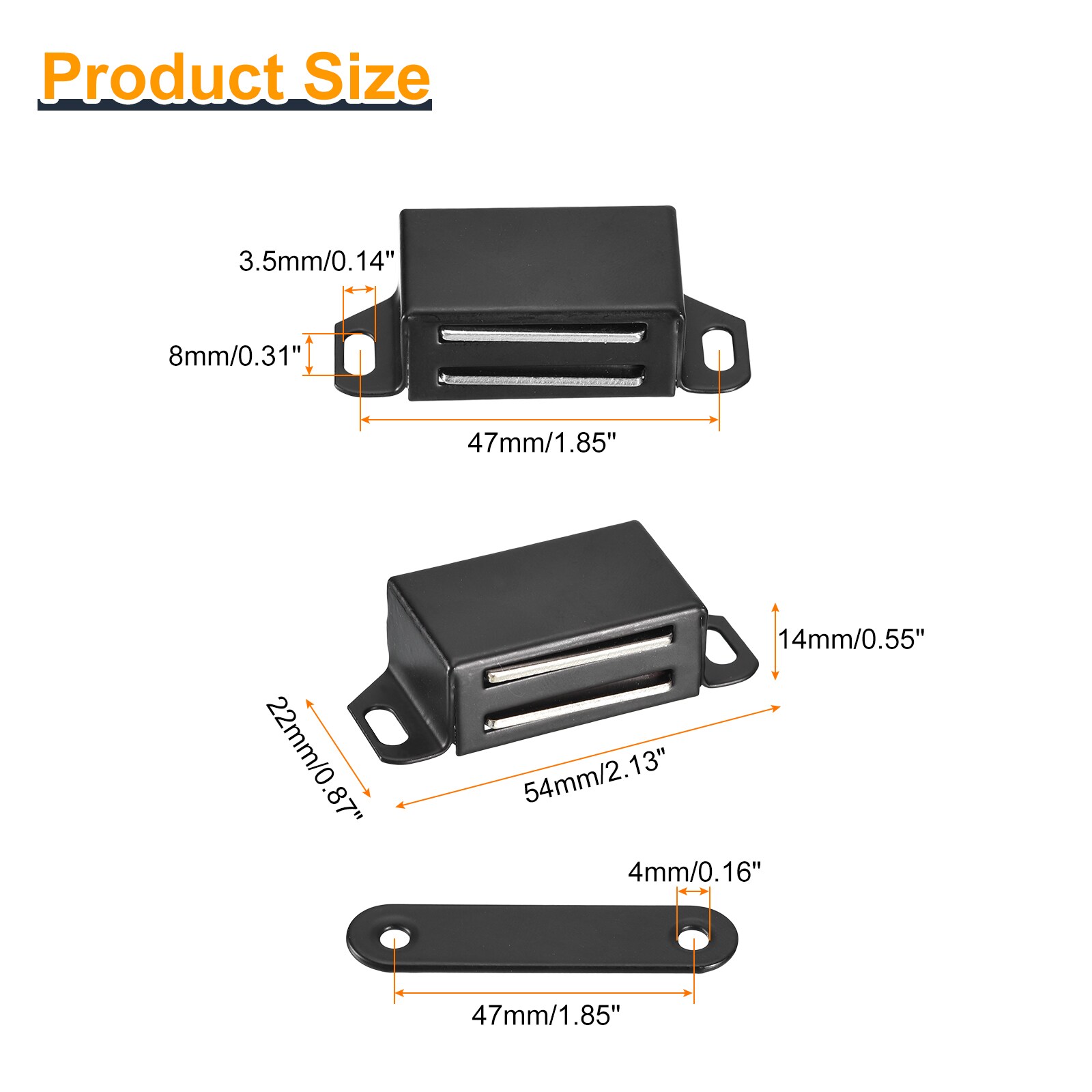 Unique Bargains S25093001UX9638 Cabinet-Latches - Thumbnail View #2
