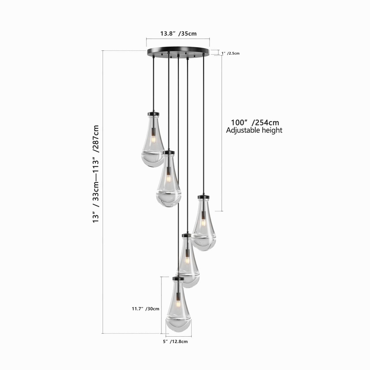 Poinic LRJ-P011GD Pendant-Lights - View #3