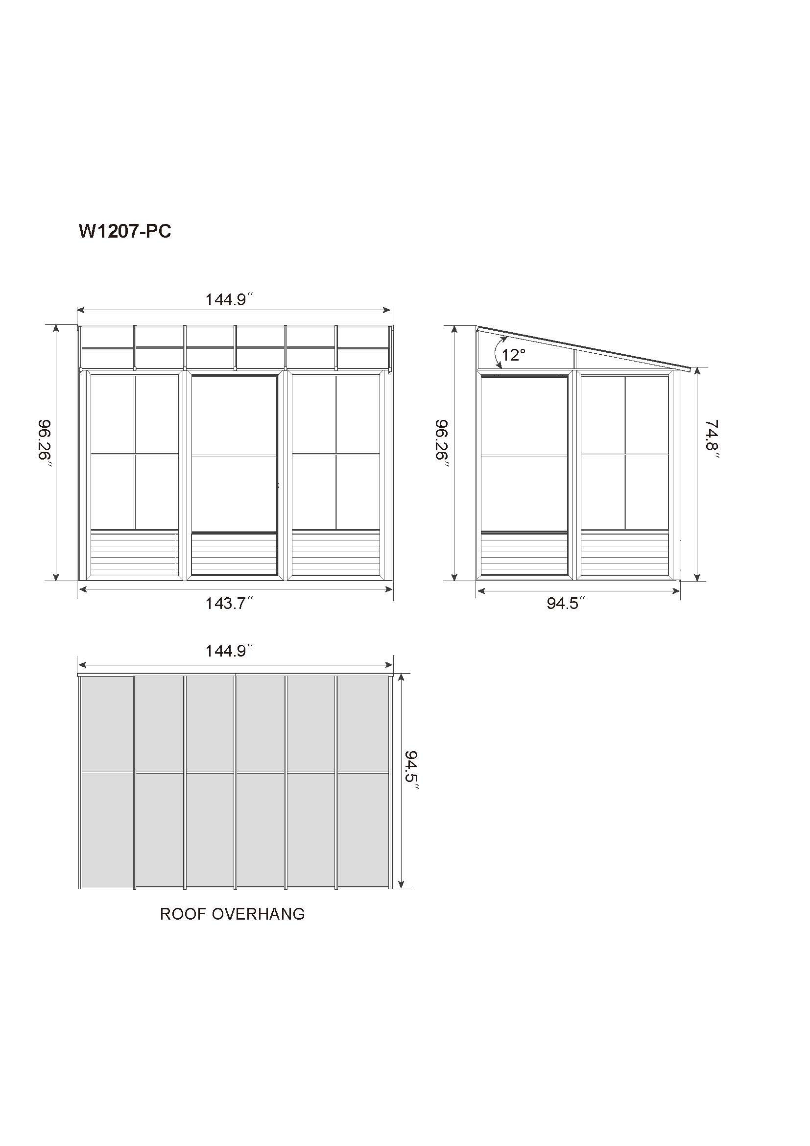 Gazebo Penguin W1207-32 Wood-Resin-Gazebos - View #12