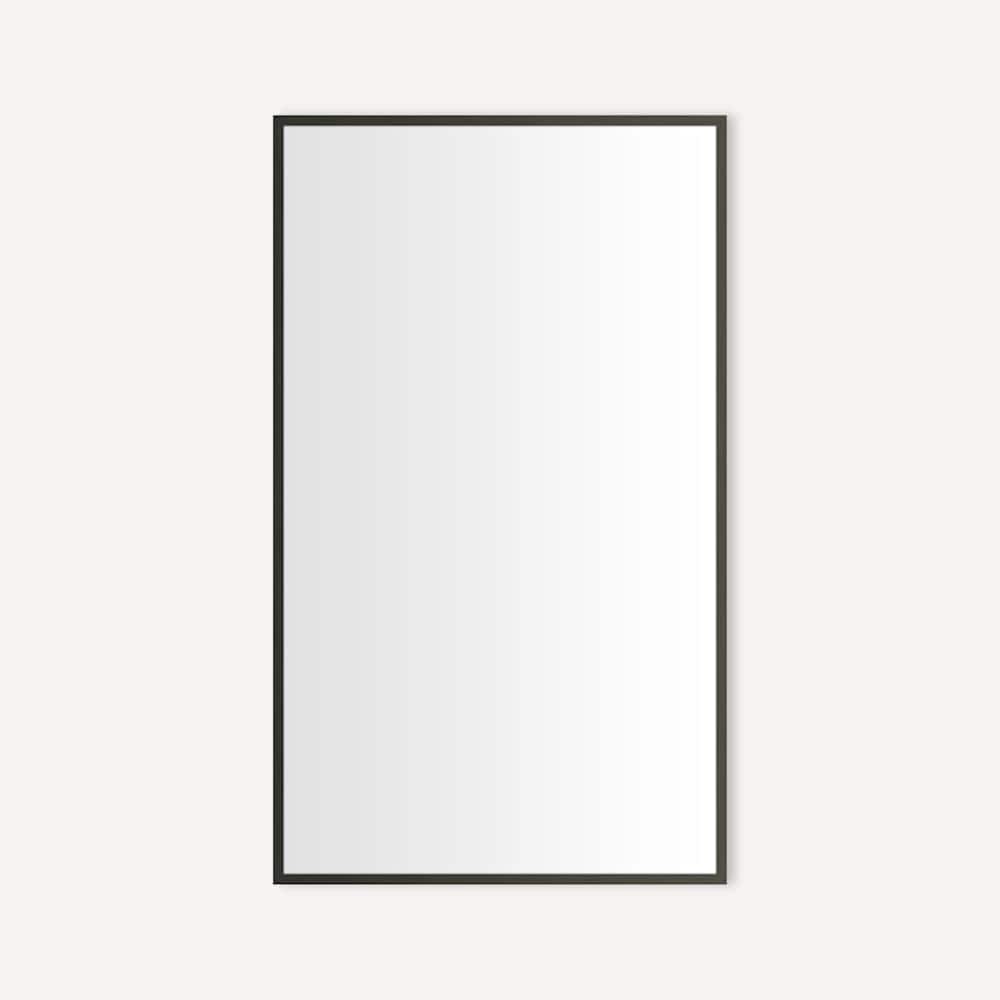 Robern  CM2440TF Craft Series 241/4 Inch W x 393/8 Inch H Traditional Rectangular Framed Bathroom Wall Mirror