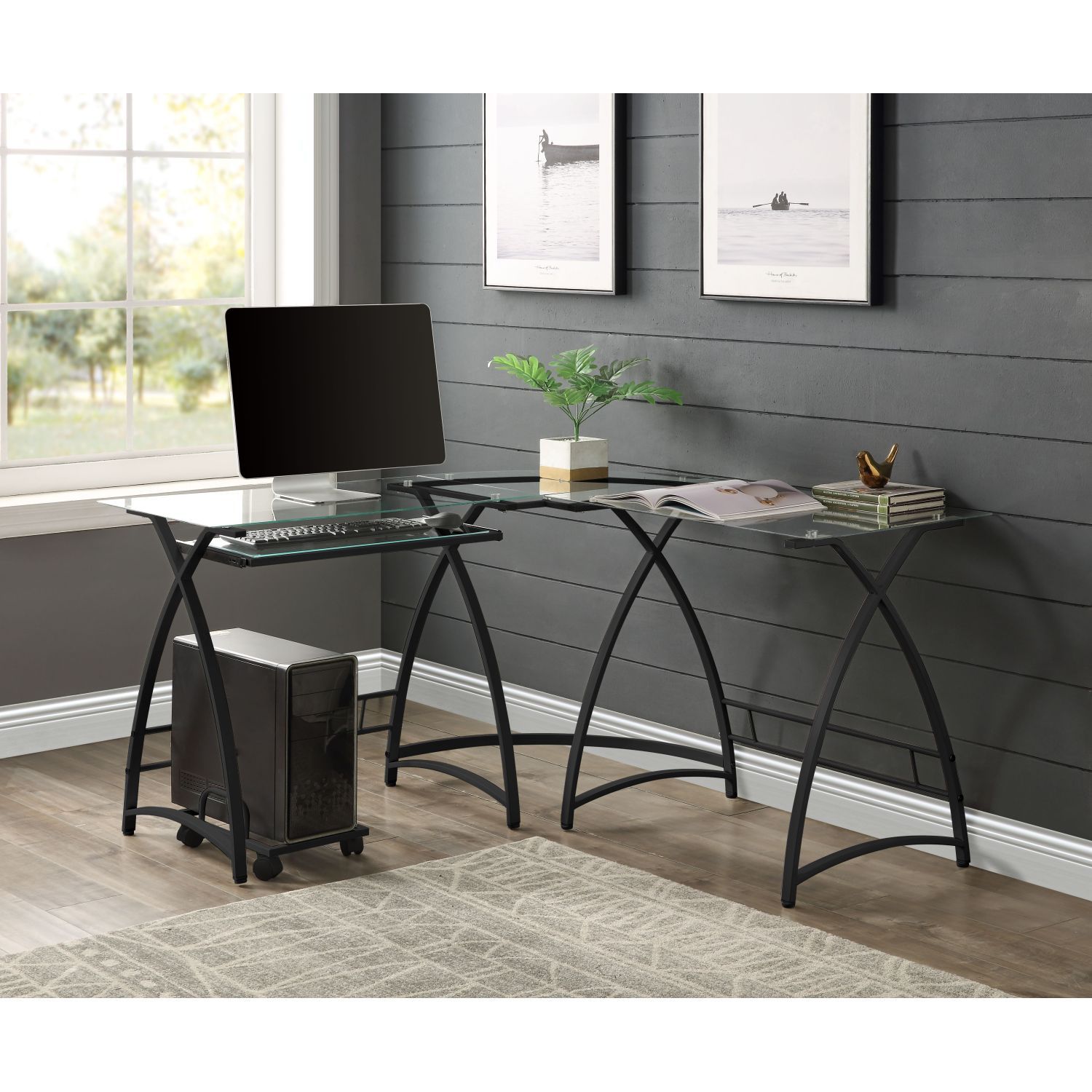 JASMODER OF00039 51.00-Inches Multiple colors/finishes Modern/Contemporary Writing desk