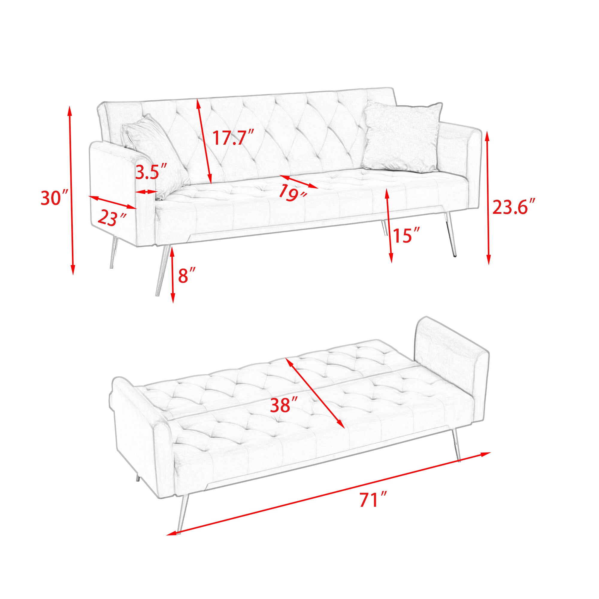 Bybafun YC5200055 Sofas-Loveseats - View #5
