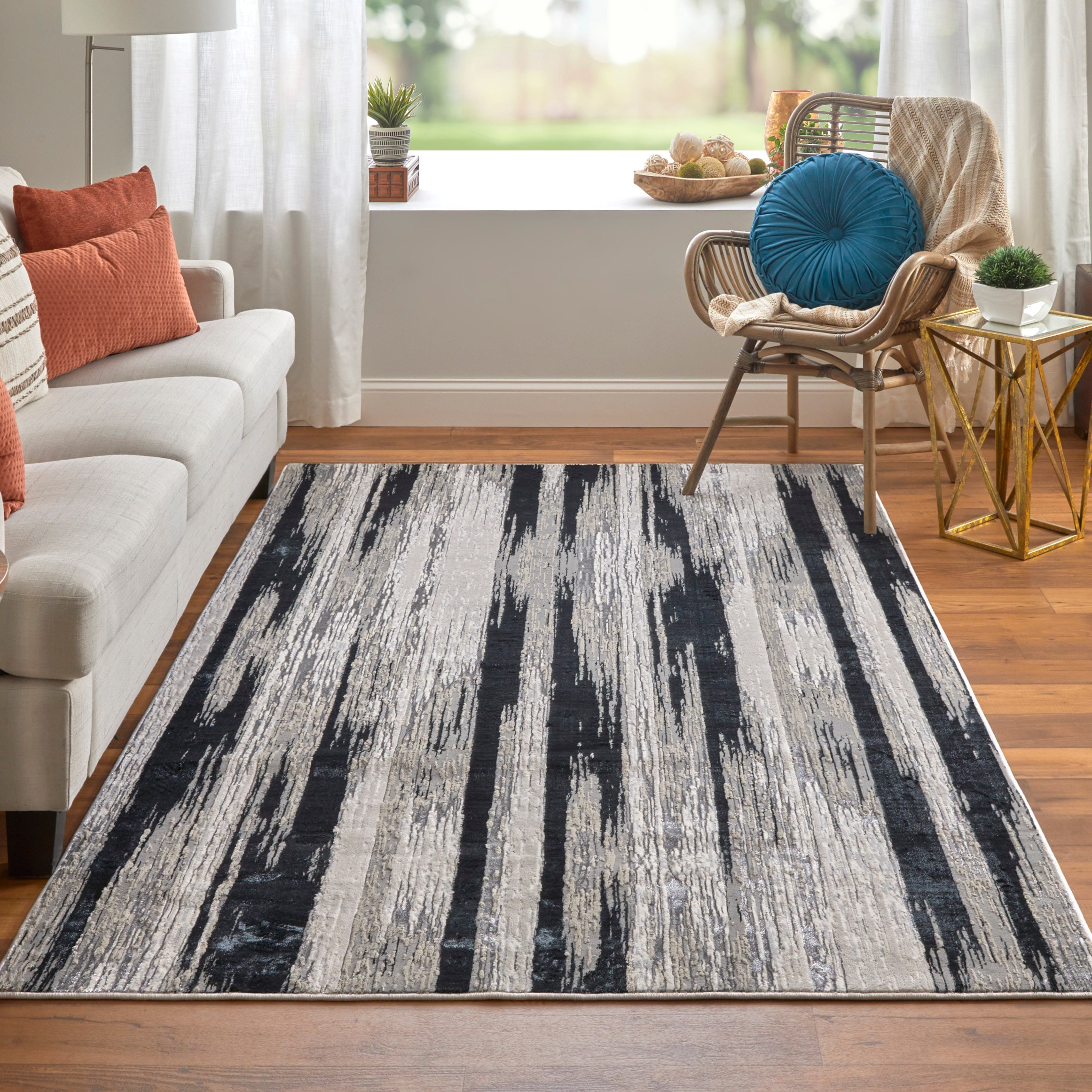 Room Envy 694R3338BLKSLVJ10 rugs - View #2