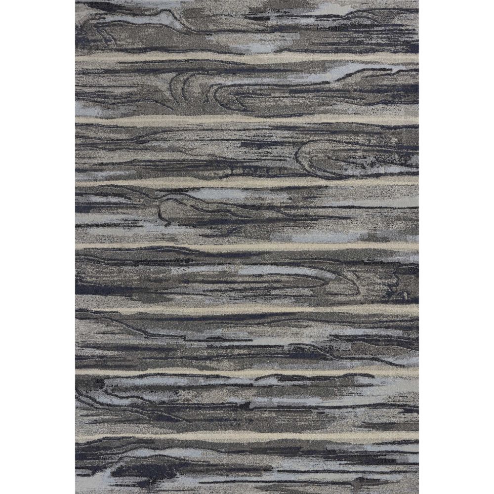 HomeRoots 352510 Bernadette 5 X 8 (ft) Rag Gray Indoor Distressed/Overdyed Area Rug