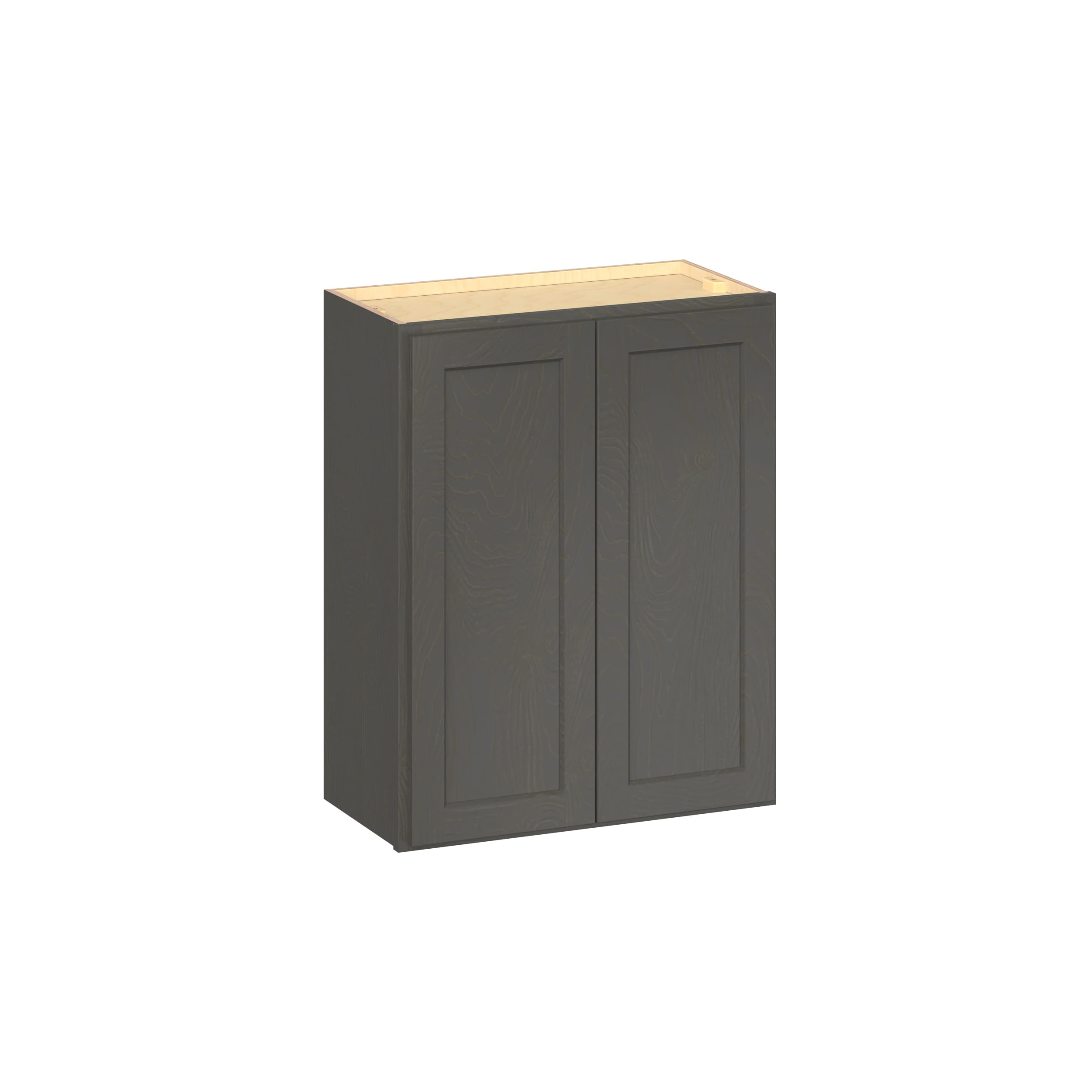 RELIABILT Parkstone II 24-in W x 30-in H x 13-in D Slate Gray Stained Birch Wall Fully Assembled Plywood Cabinet Flat Panel Shaker