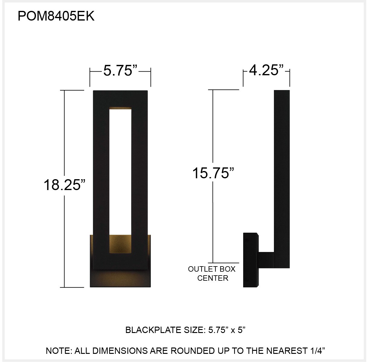 Quoizel POM8405EK Outdoor-Wall-Lighting - View #5