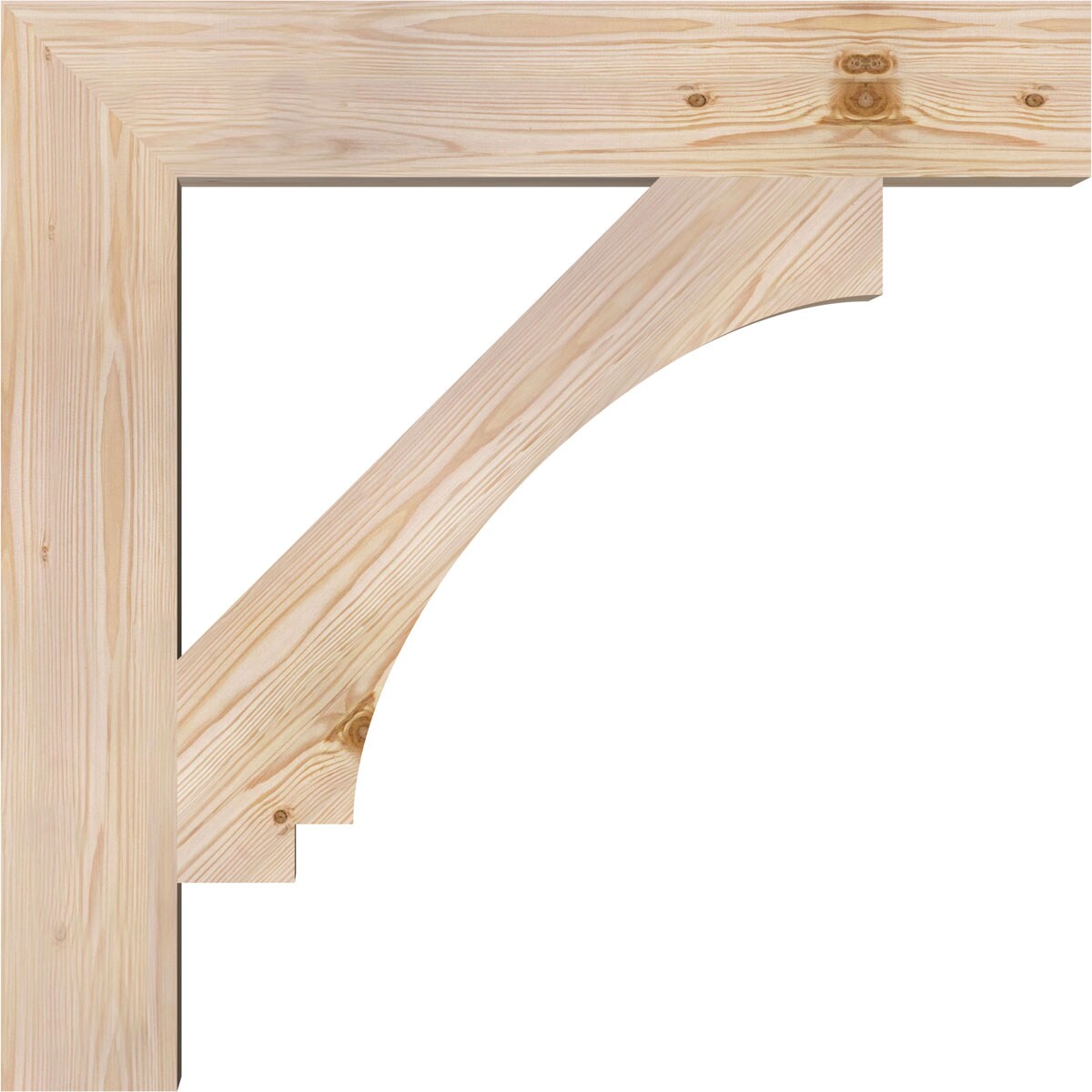 Ekena Millwork BKT06X34X34IMP05SDF Exterior-Brackets-Braces - View #3
