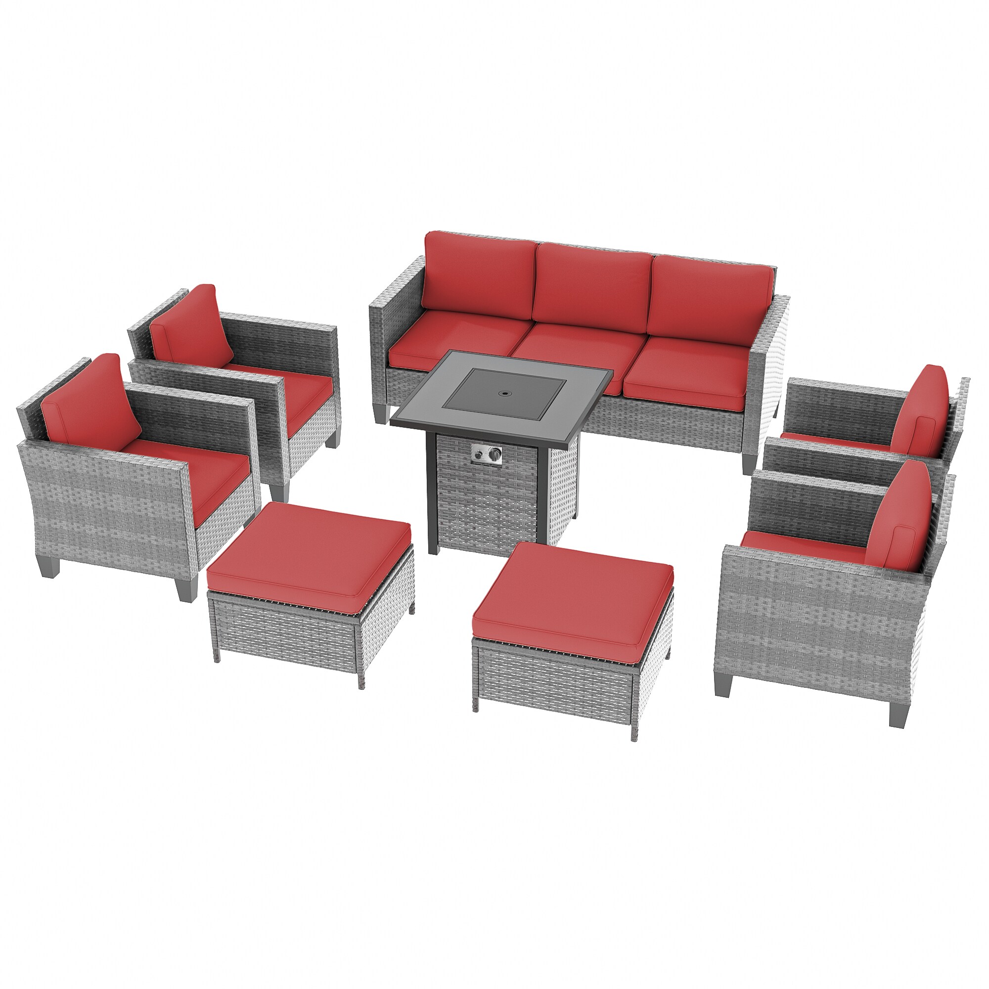 Sonkuki SD-PS-115HOG-S2T4 Patio-Conversation-Sets - View #3