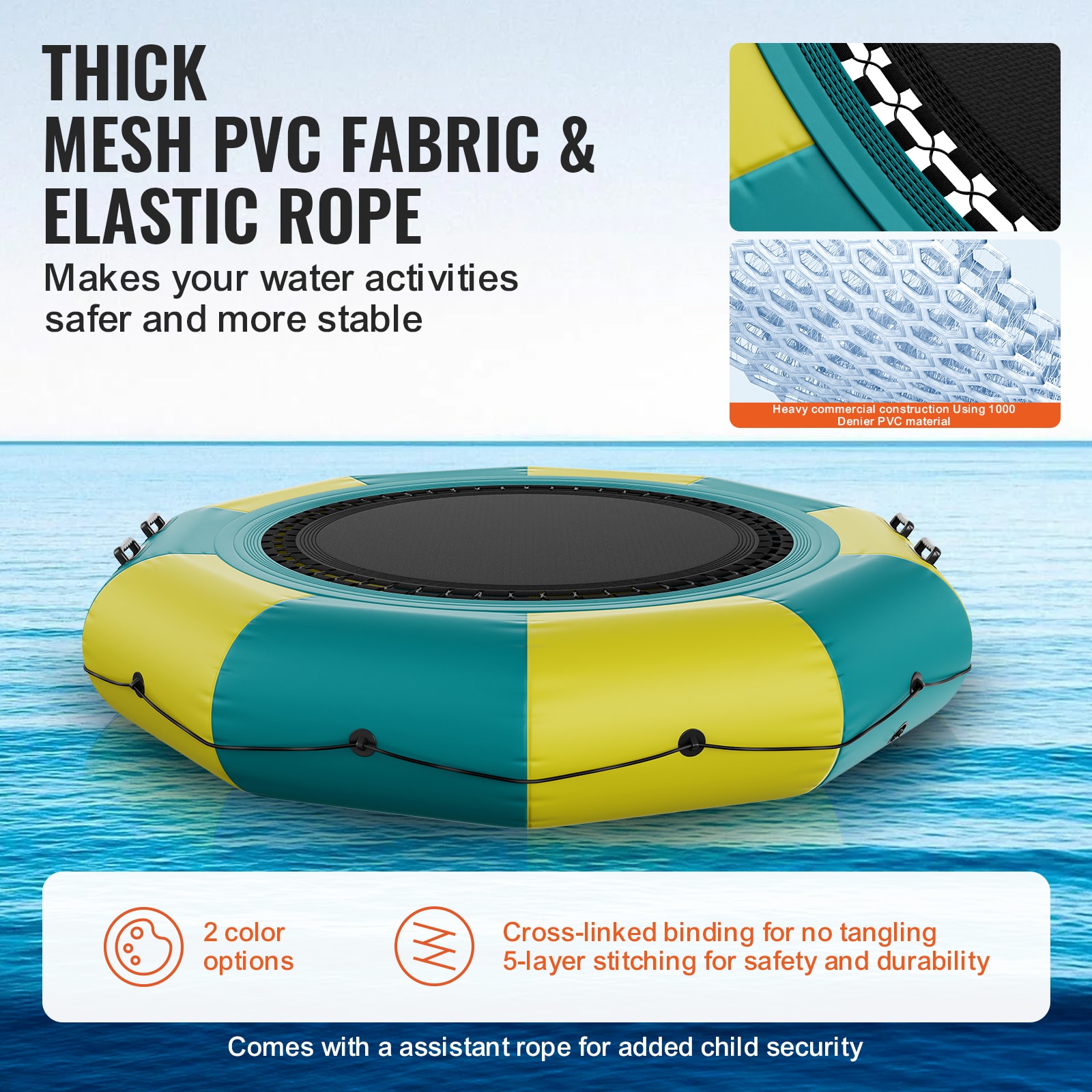 VEVOR BTKSSBCHLS10F1MXTV1 trampolines - View #3