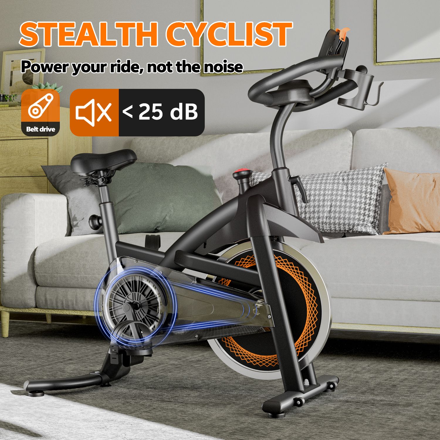Redliro EB-KK680-OR Exercise-Bikes - View #5