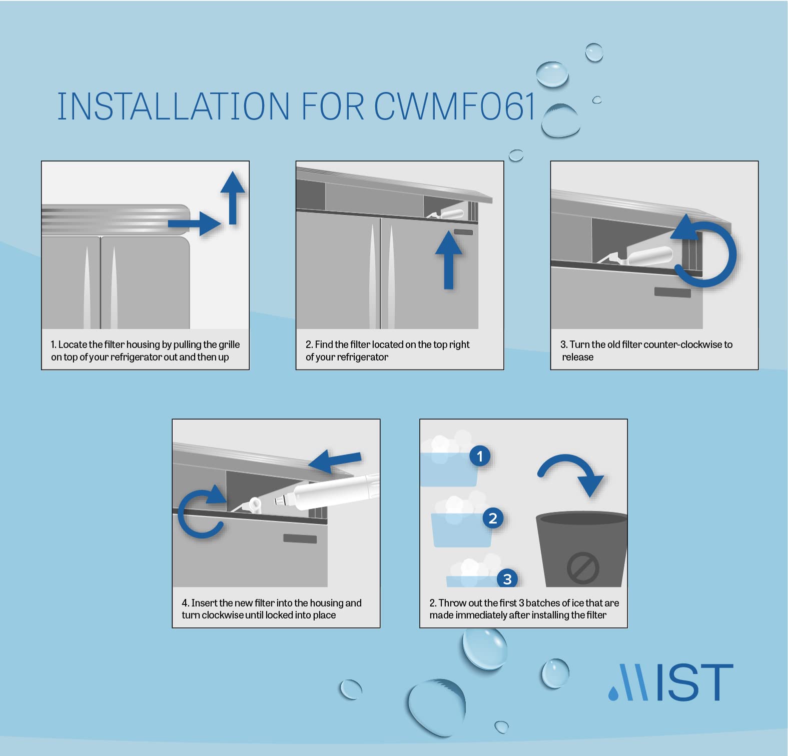 Mist CWMF261 Refrigerator-Water-Filters - View #5