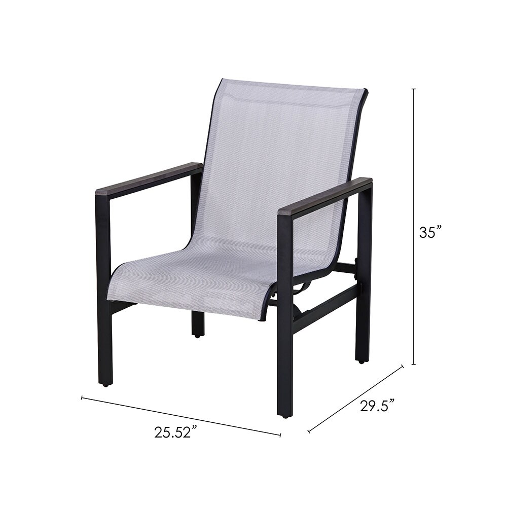 lowes black patio chairs