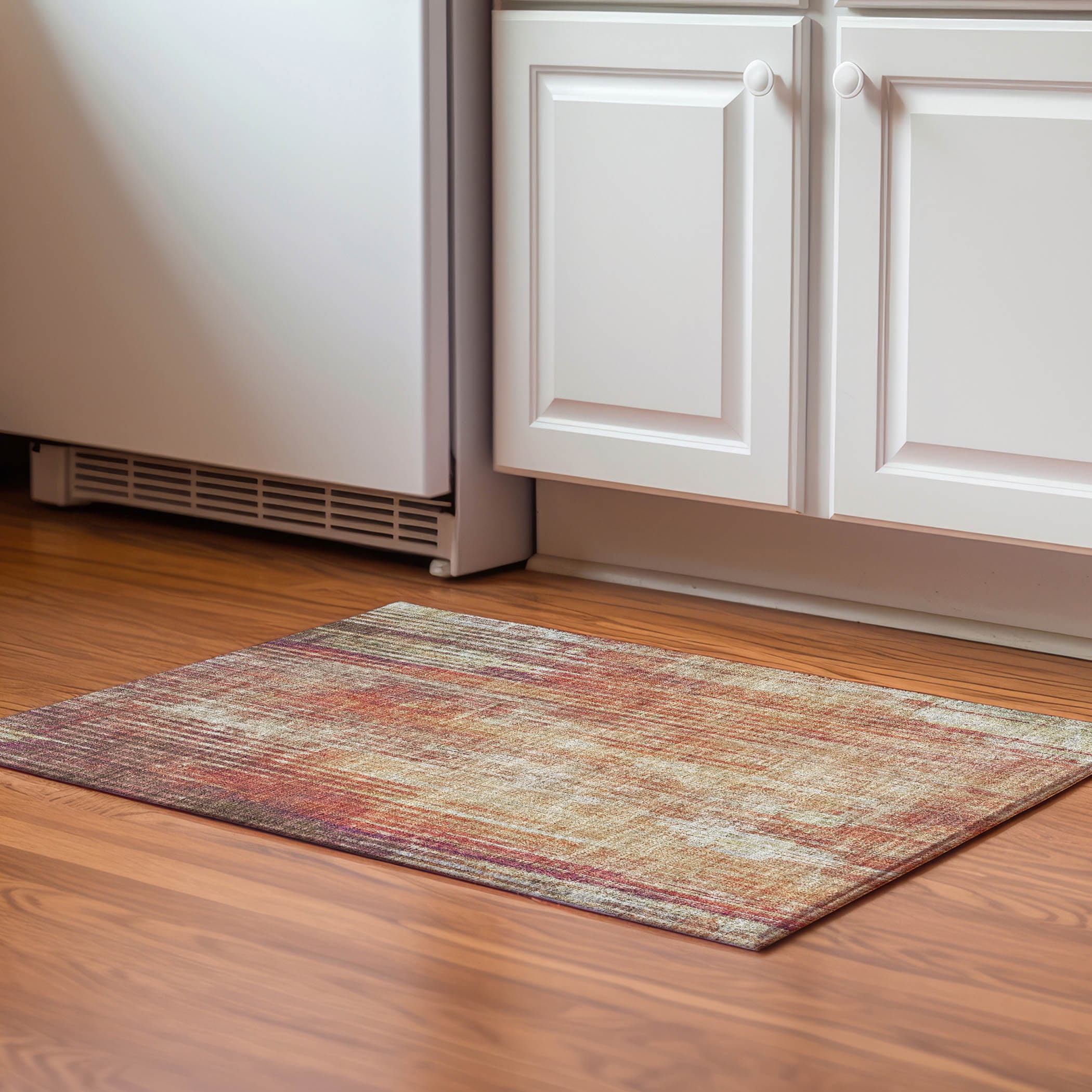 Addison Rugs AMF582PK20X30 Mayfield AMF582PK 2 x 3 (ft) Loomed Paprika Rectangular Indoor Geometric Machine washable Pet Friendly Area rug