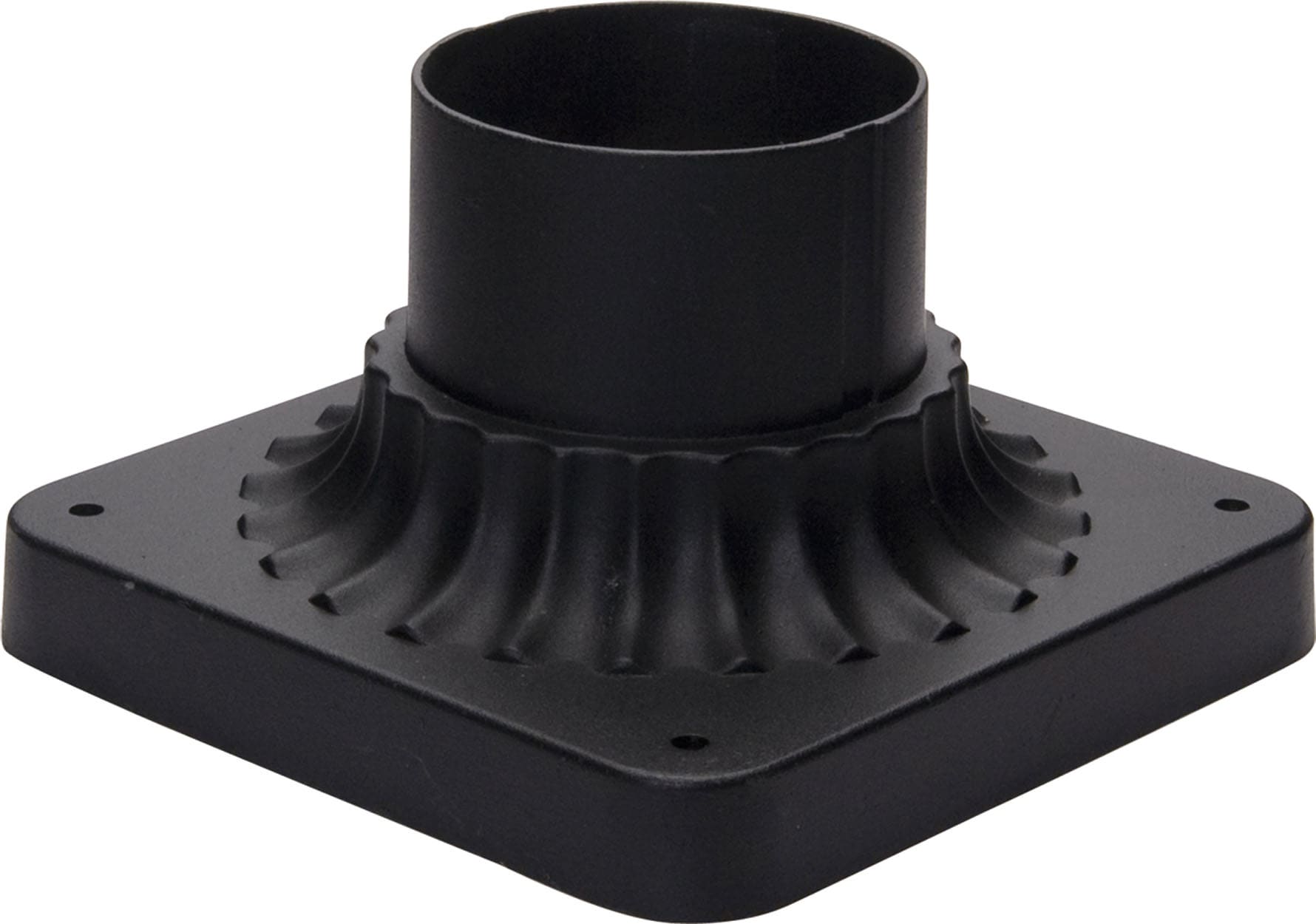 Maxim Lighting 2001BK Outdoor Essentials 3.5-Inches Black Traditional Outdoor Pier mount