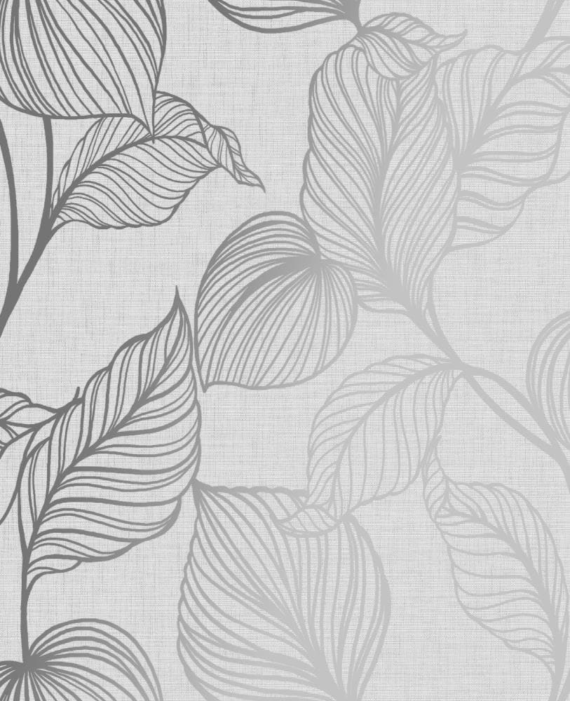 Boutique 111300 Jewel 56-Sq. Feet Moonstone Vinyl Textured Floral Unpasted Wallpaper
