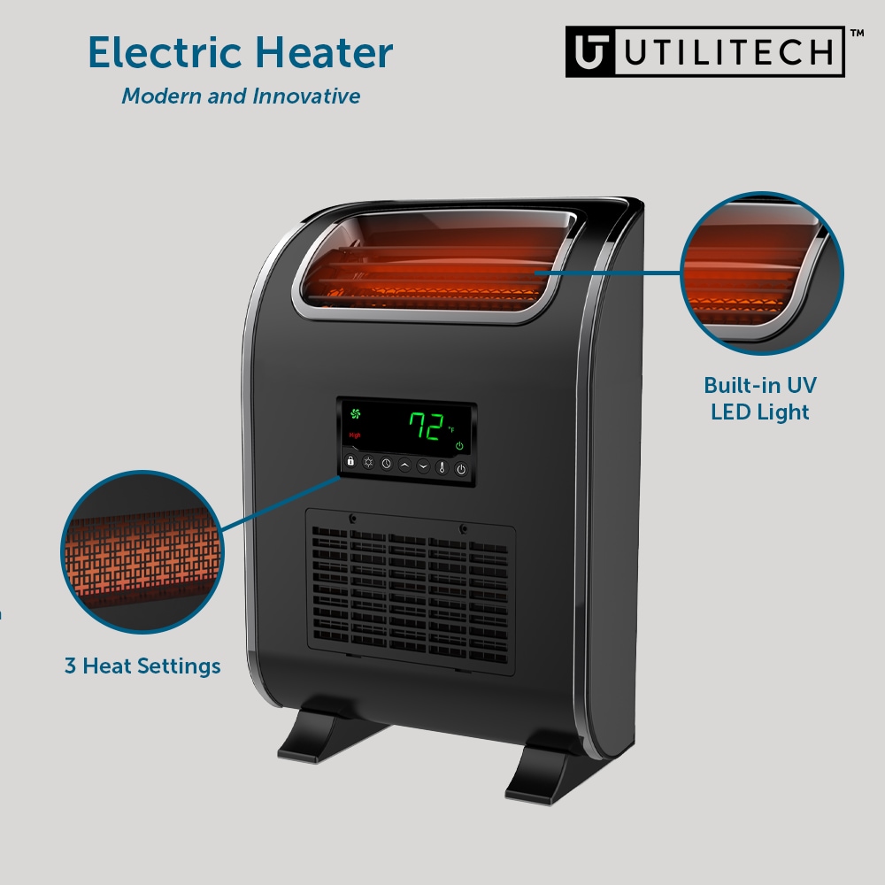 Utilitech Slim shops infared heater w/ uv light