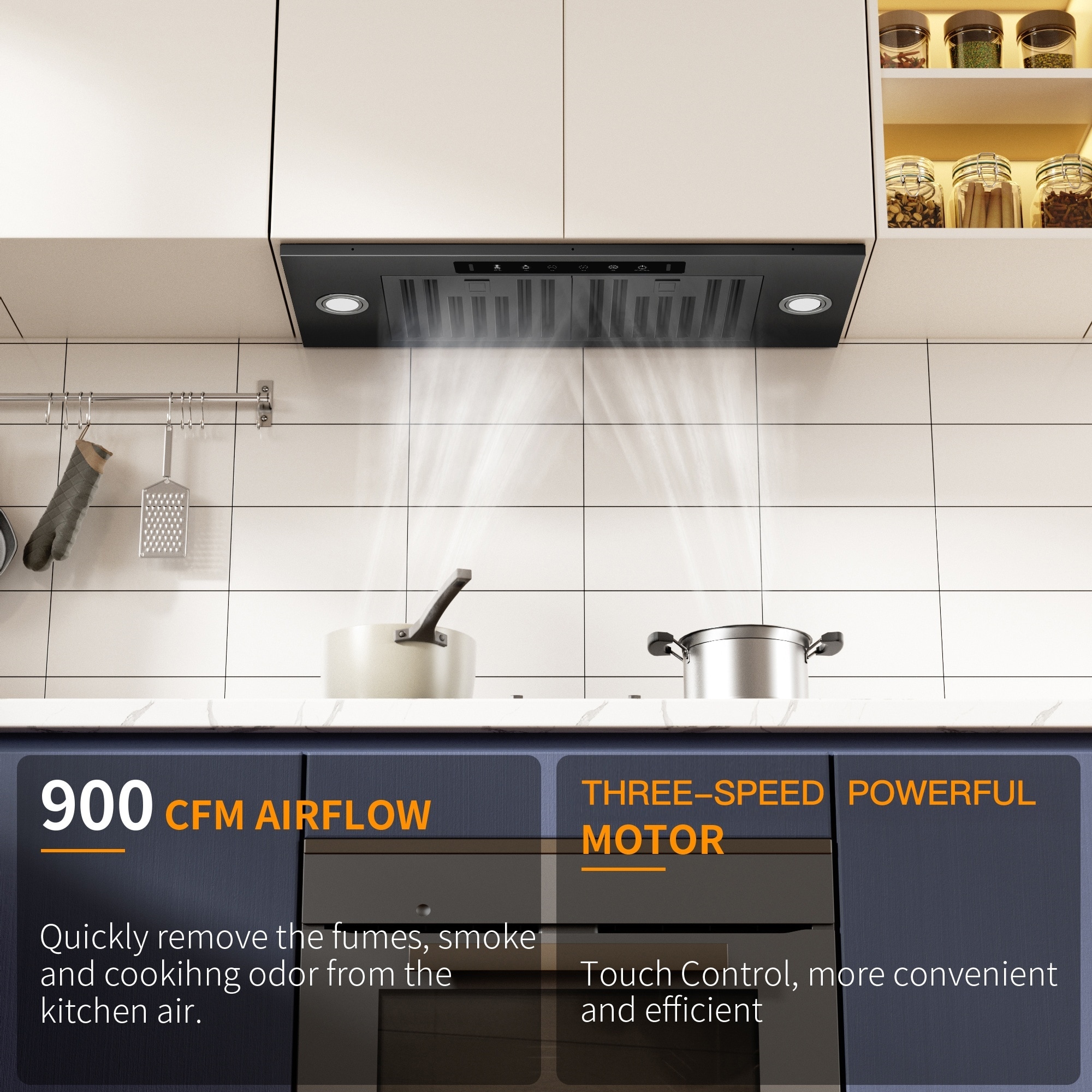 VIKIO VIKB0136BSS Undercabinet-Range-Hoods - View #4