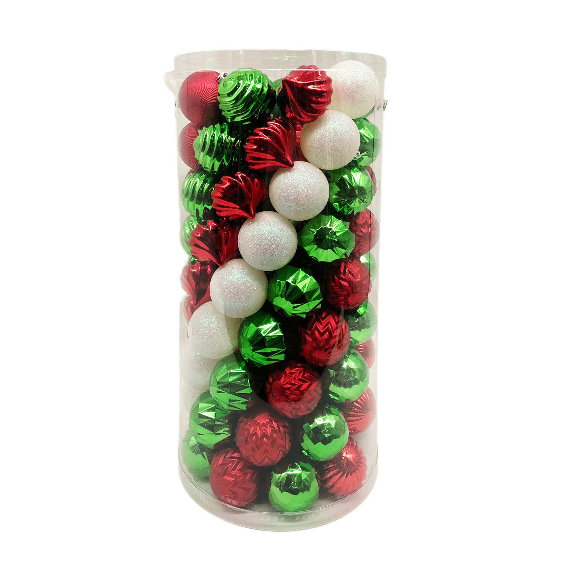 Holiday Living 014-983-1 101 -Pack Multiple colors/finishes Standard Indoor Ornament set Shatterproof