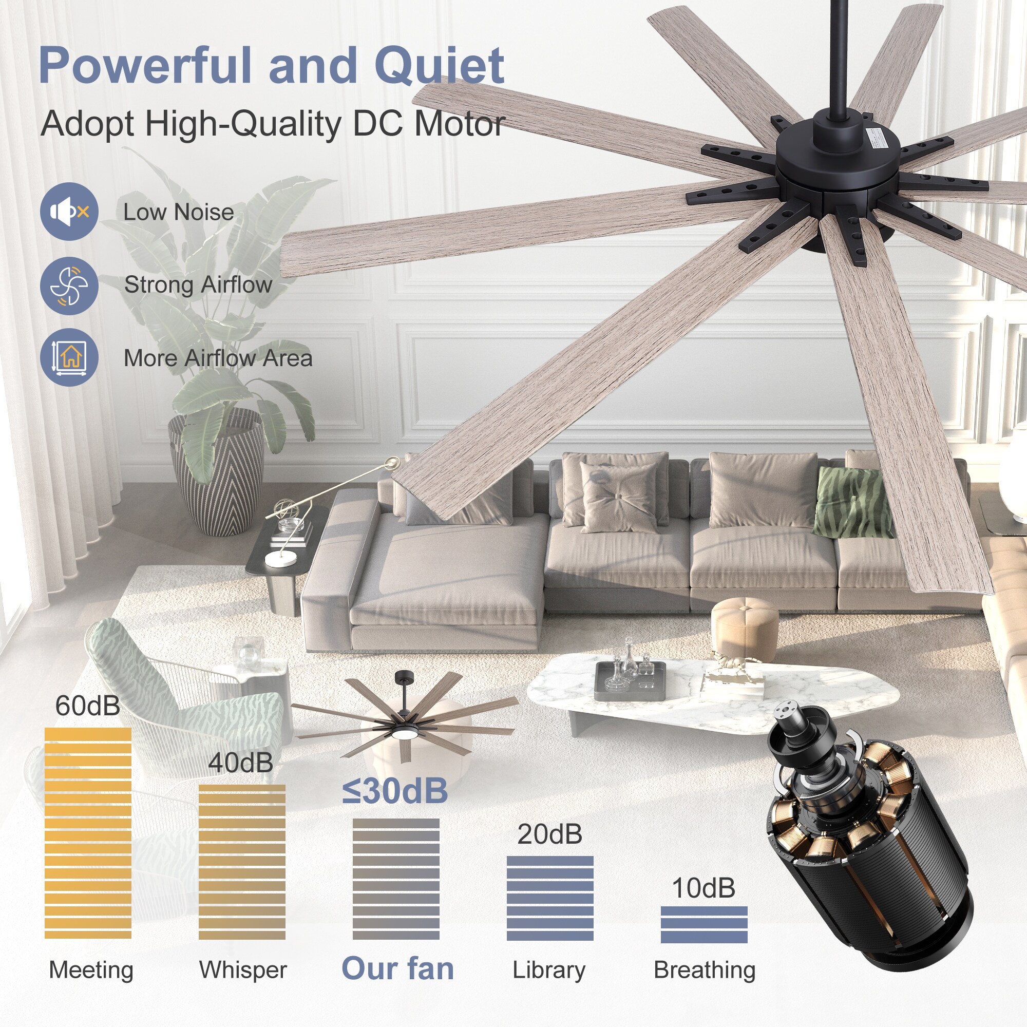 Airsurfer AS-29024-BK Ceiling-Fans - View #6