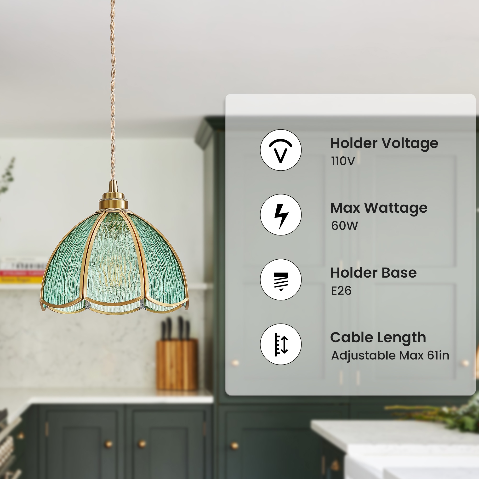 KAISITE 8233PL-01GD-US Pendant-Lights - View #10