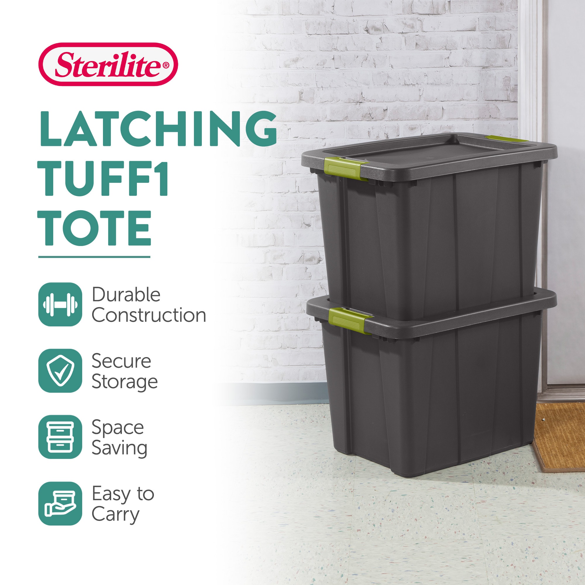 Sterilite 282685 Plastic-Storage-Totes - View #2