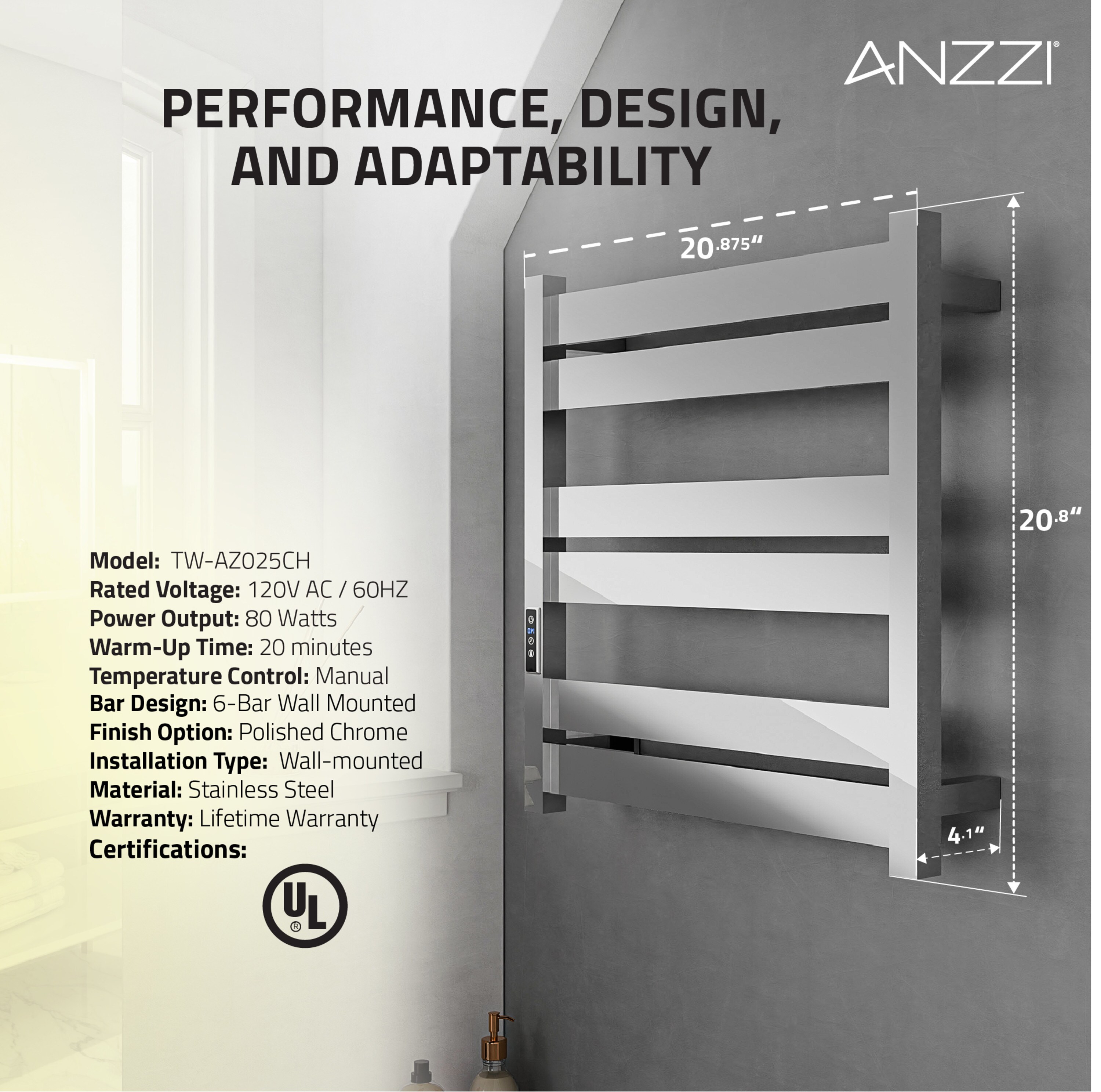 ANZZI TW-AZ025CH Towel-Warmers - View #13