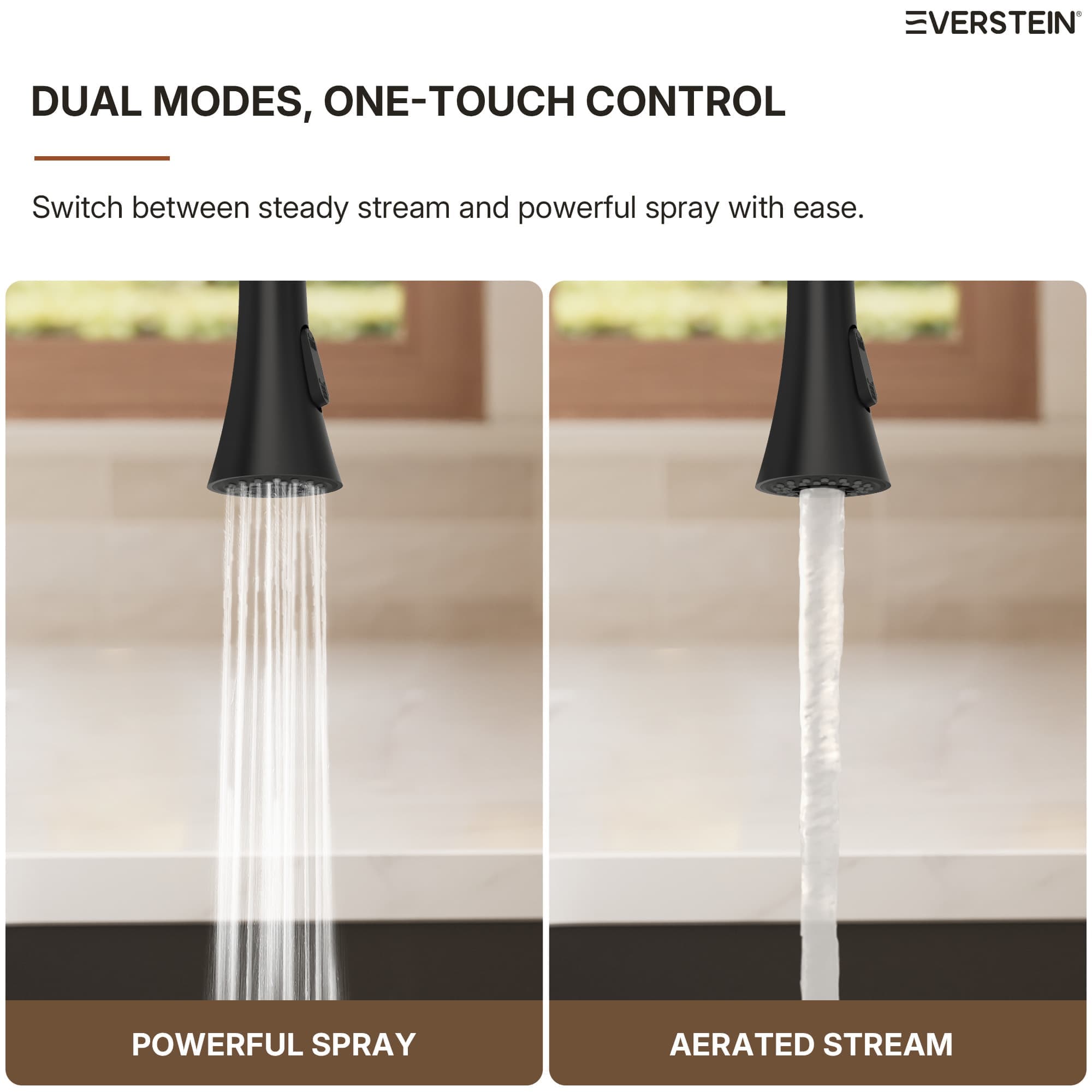 EVERSTEIN SFS-1342K-BK Kitchen-Faucets - View #5