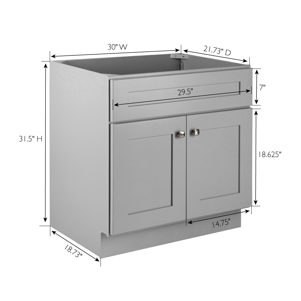 Bathroom Storage Floor Cabinet 24 X 30