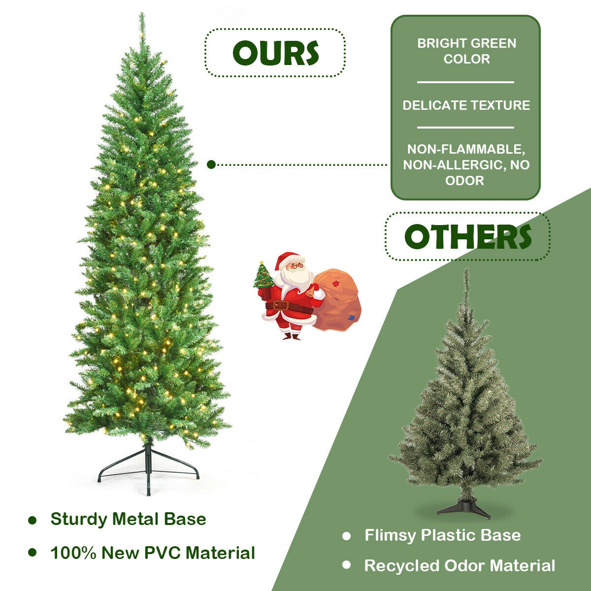Forclover HYFW-TR811 Artificial-Christmas-Trees - View #5
