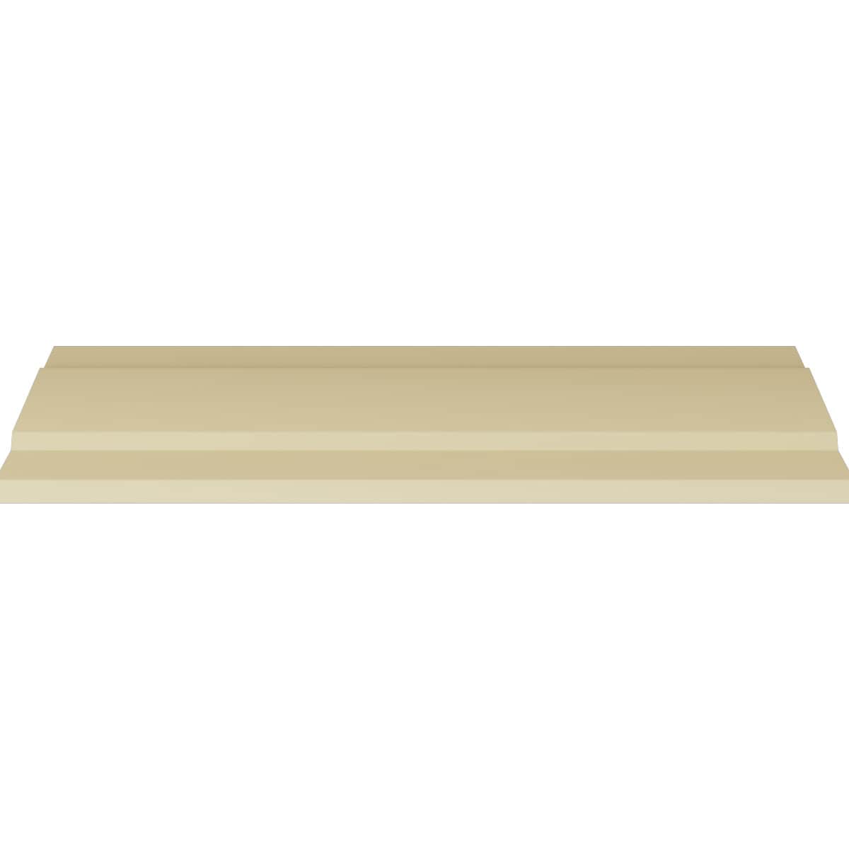 White Polyurethane Bulwark Dentil and Rope Crown Moulding
