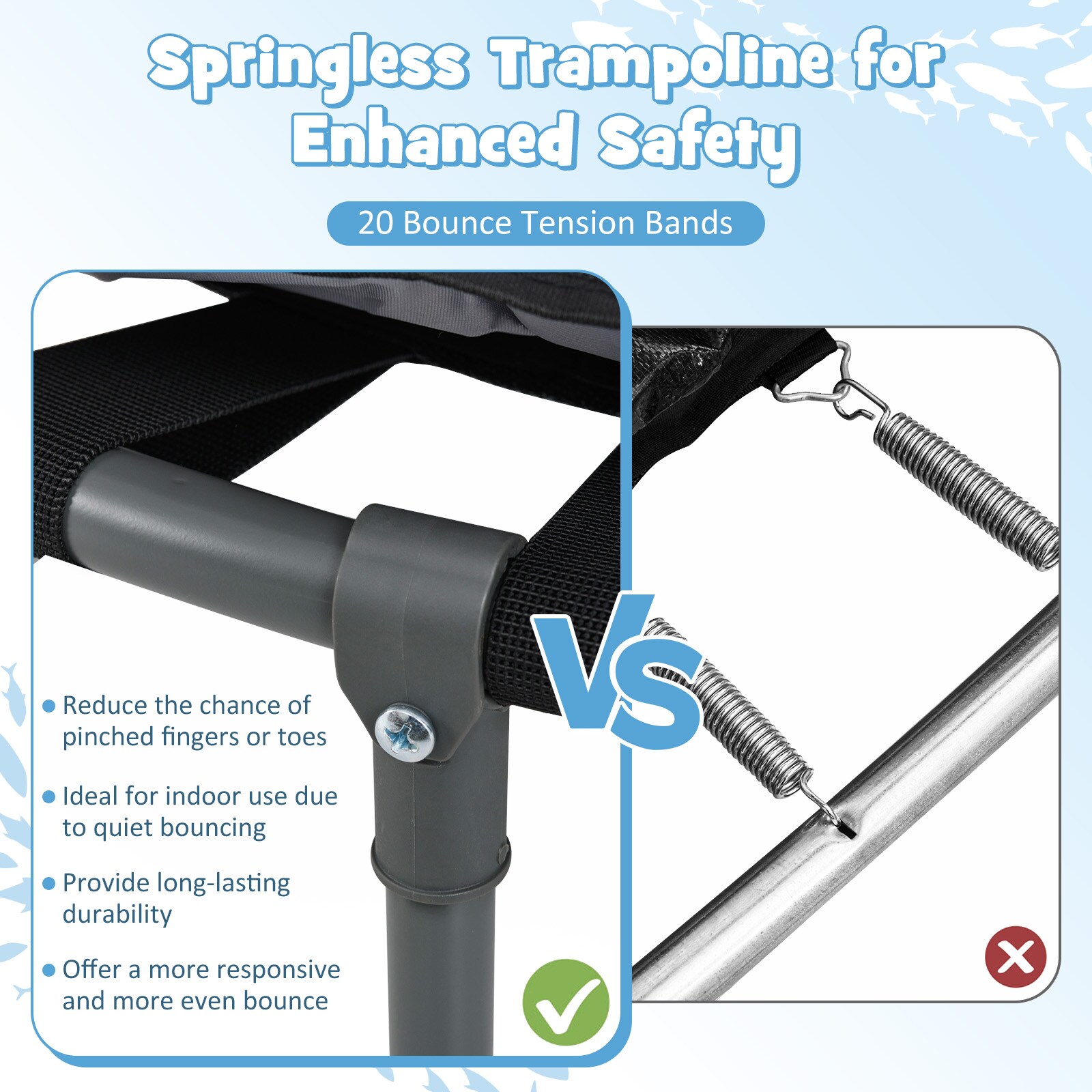 Slickblue D-CO-LB91101WT trampolines - View #5