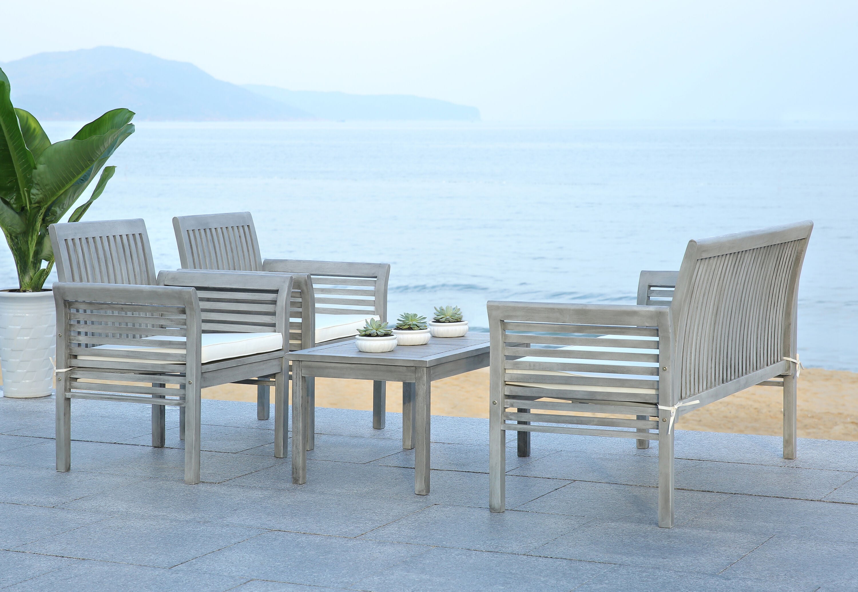 Safavieh PAT7005B Patio-Conversation-Sets - View #3
