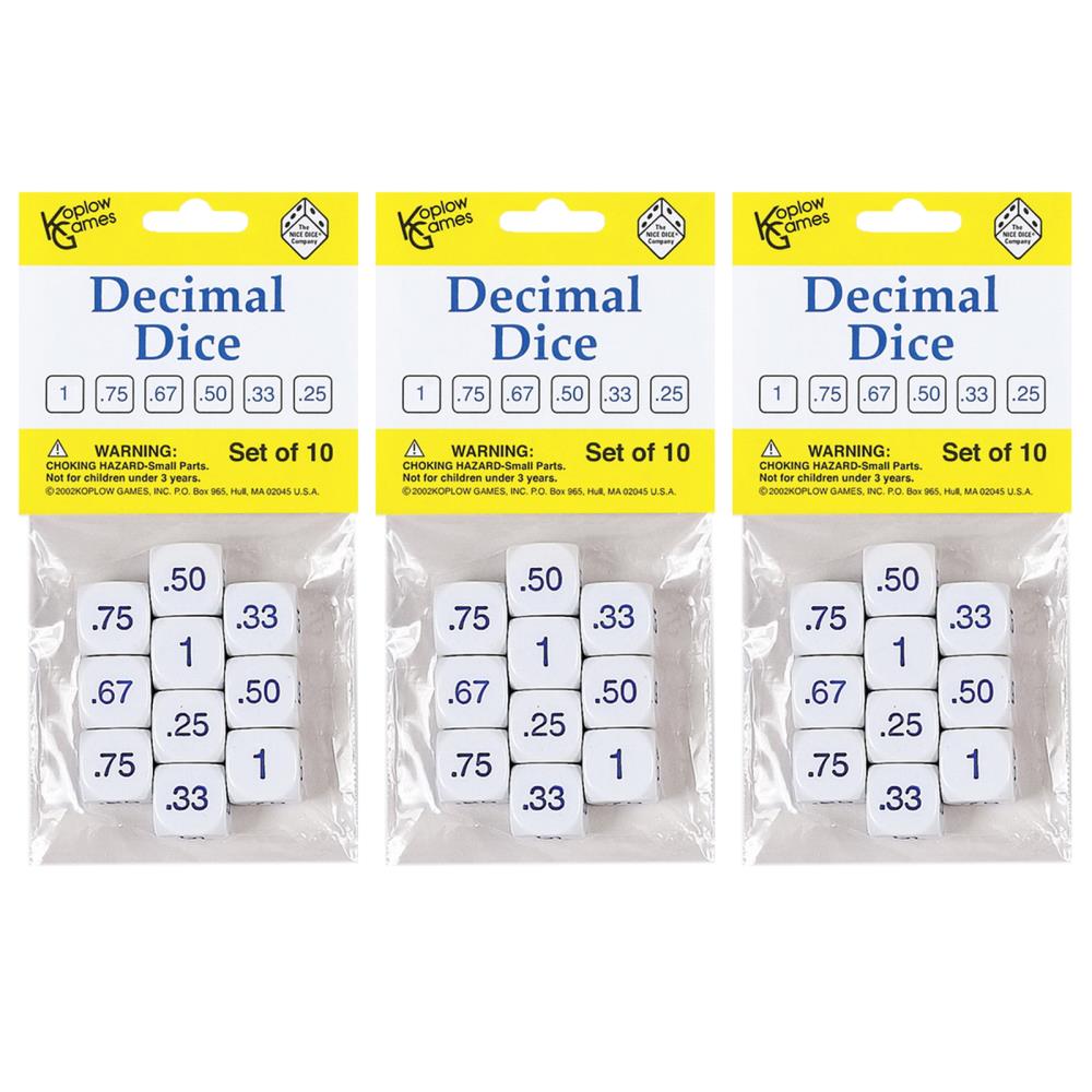 Koplow Games KOP12088-3 Decimal Dice Set (Dice)