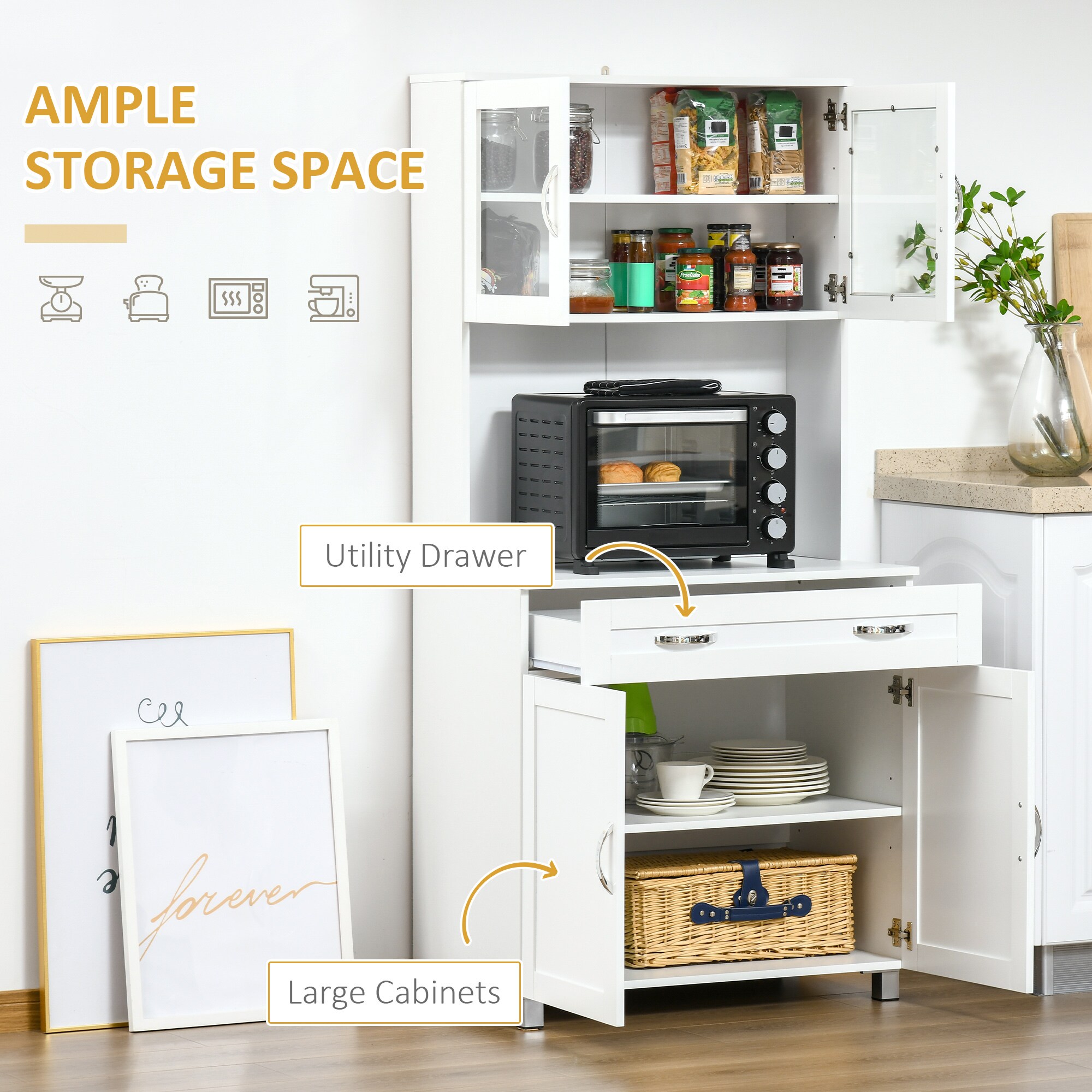 HomCom 835-239 Pull-Out-Cabinet-Baskets - View #9